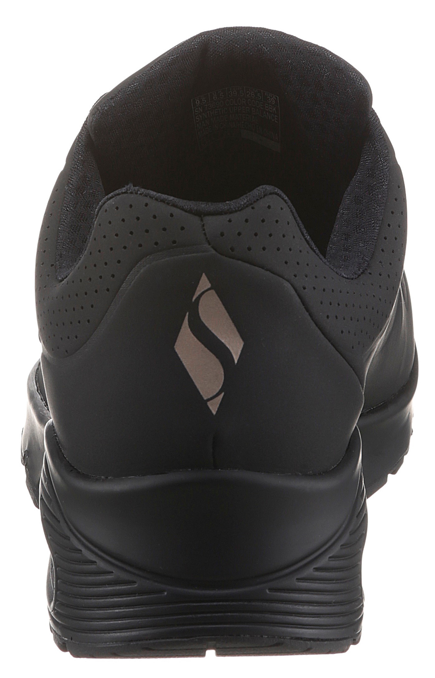 Skechers Wedgesneaker »Uno - Stand on Air«, Freizeitschuh, Halbschuh, Schnürschuh mit feiner Perforation