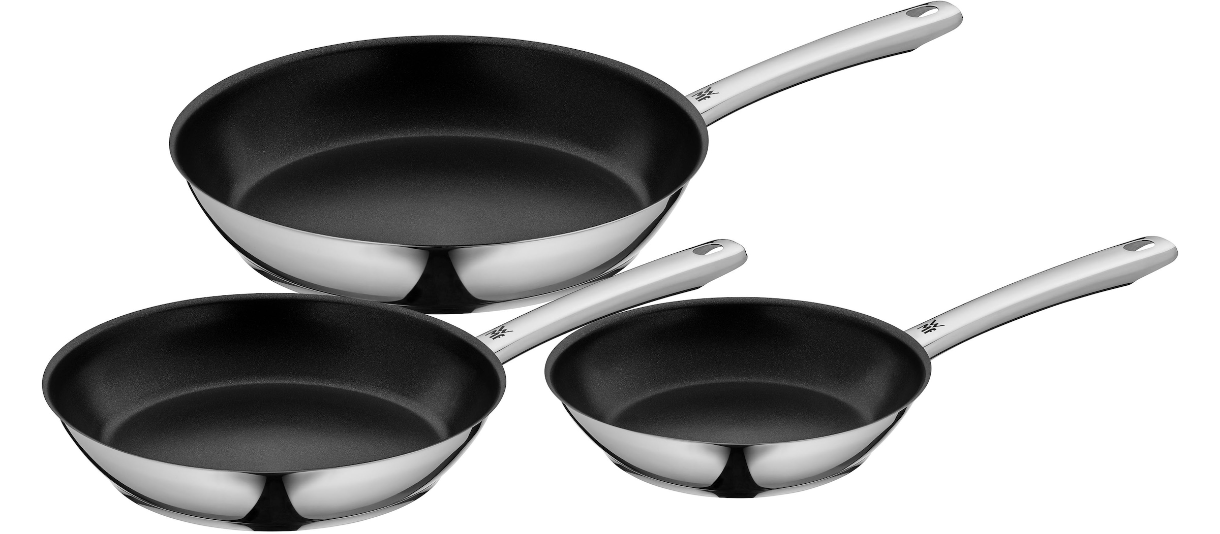 WMF Pfannen-Set »Nordic Profi«, Cromargan® Edelstahl Rostfrei 18/10, (Set, günstig online kaufen