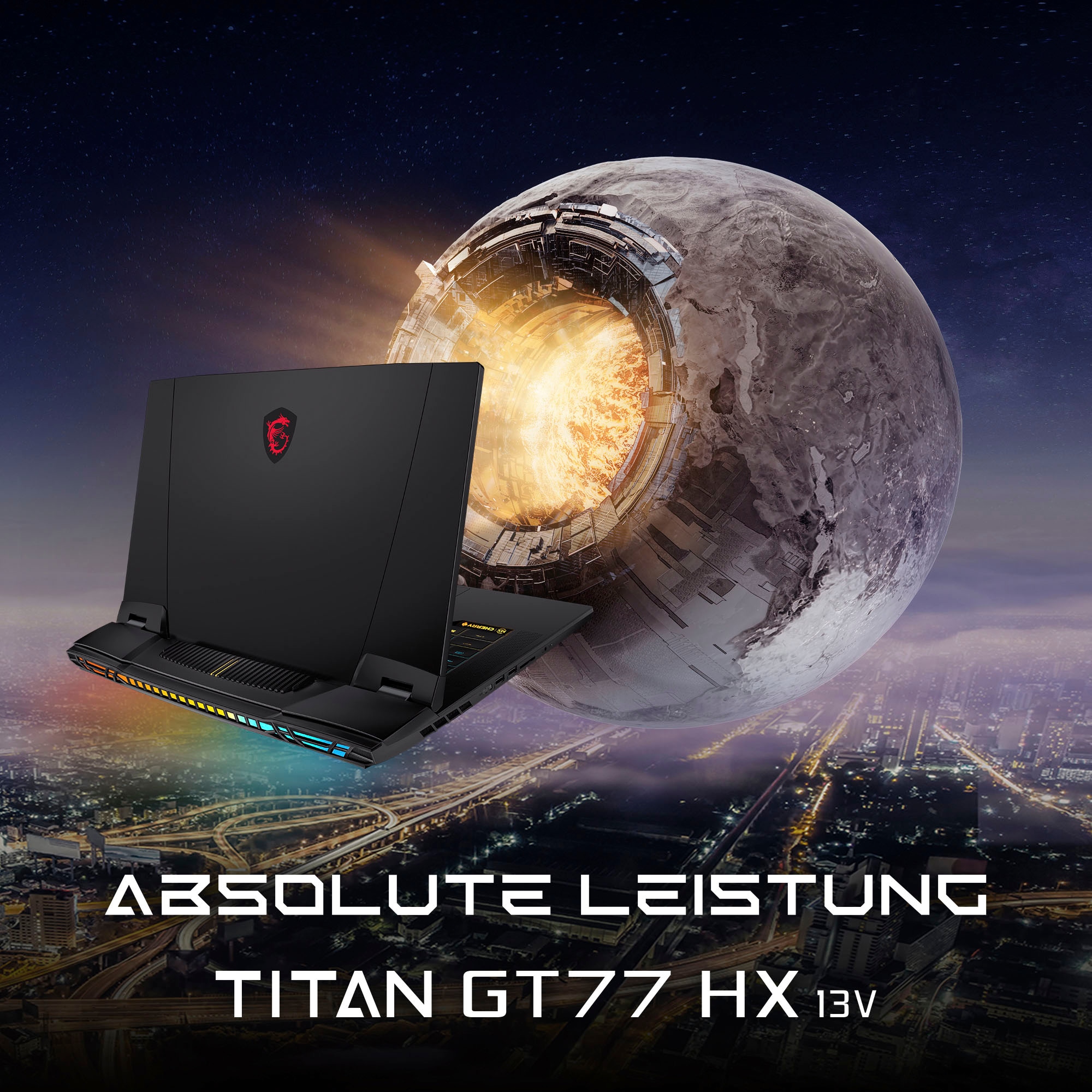MSI Gaming-Notebook »Titan GT77 HX 13VI-044«, 43,9 cm, / 17,3 Zoll, Intel, Core i9, GeForce RTX 4090, 4000 GB SSD