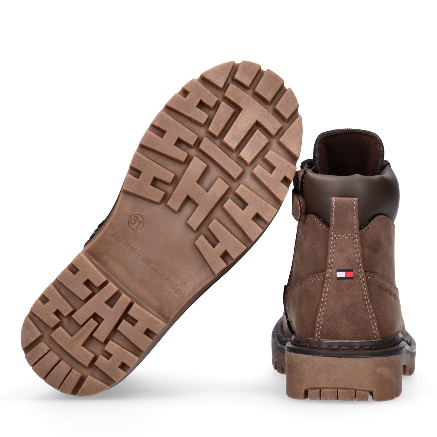 Tommy Hilfiger Schnürboots, Chunky Boots, Winterboots mit Blockabsatz