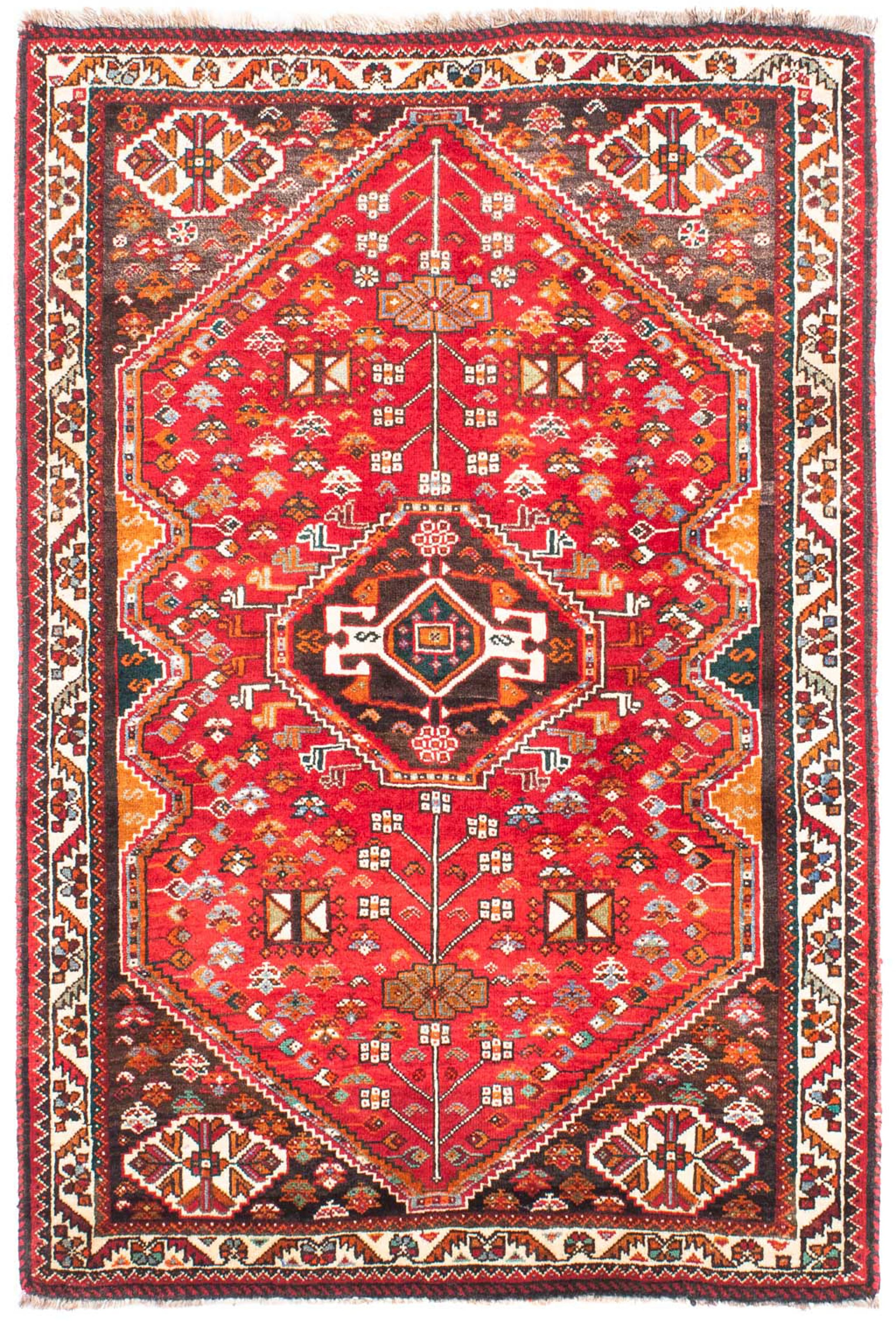 morgenland Orientteppich »Perser - Nomadic - 155 x 106 cm - rot«, rechtecki günstig online kaufen