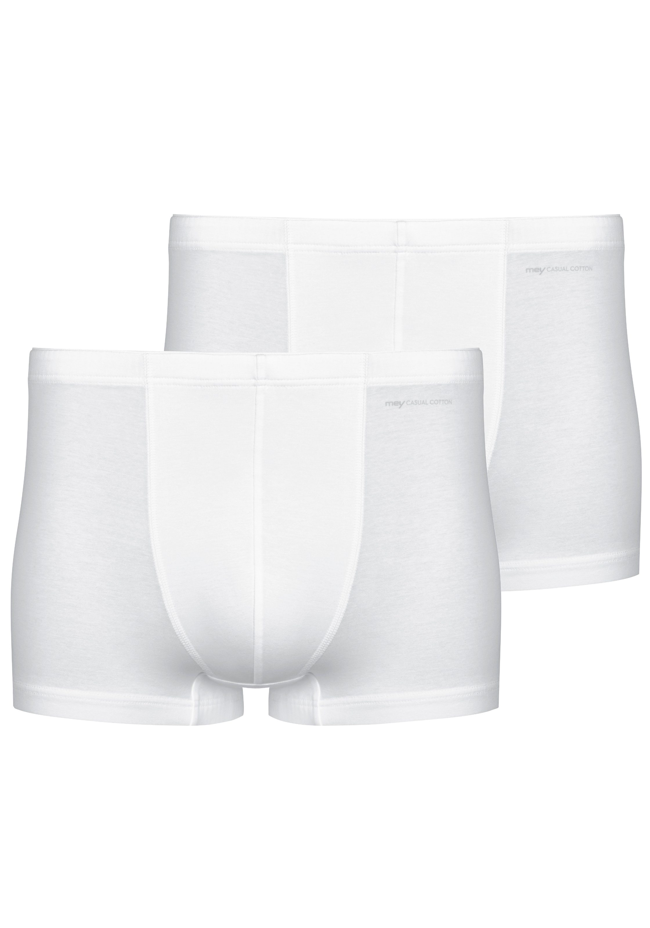 Mey Boxer »Casual Cotton« 2er-Pack, ohne Eingriff, kurzes Bein, elastisch, günstig online kaufen