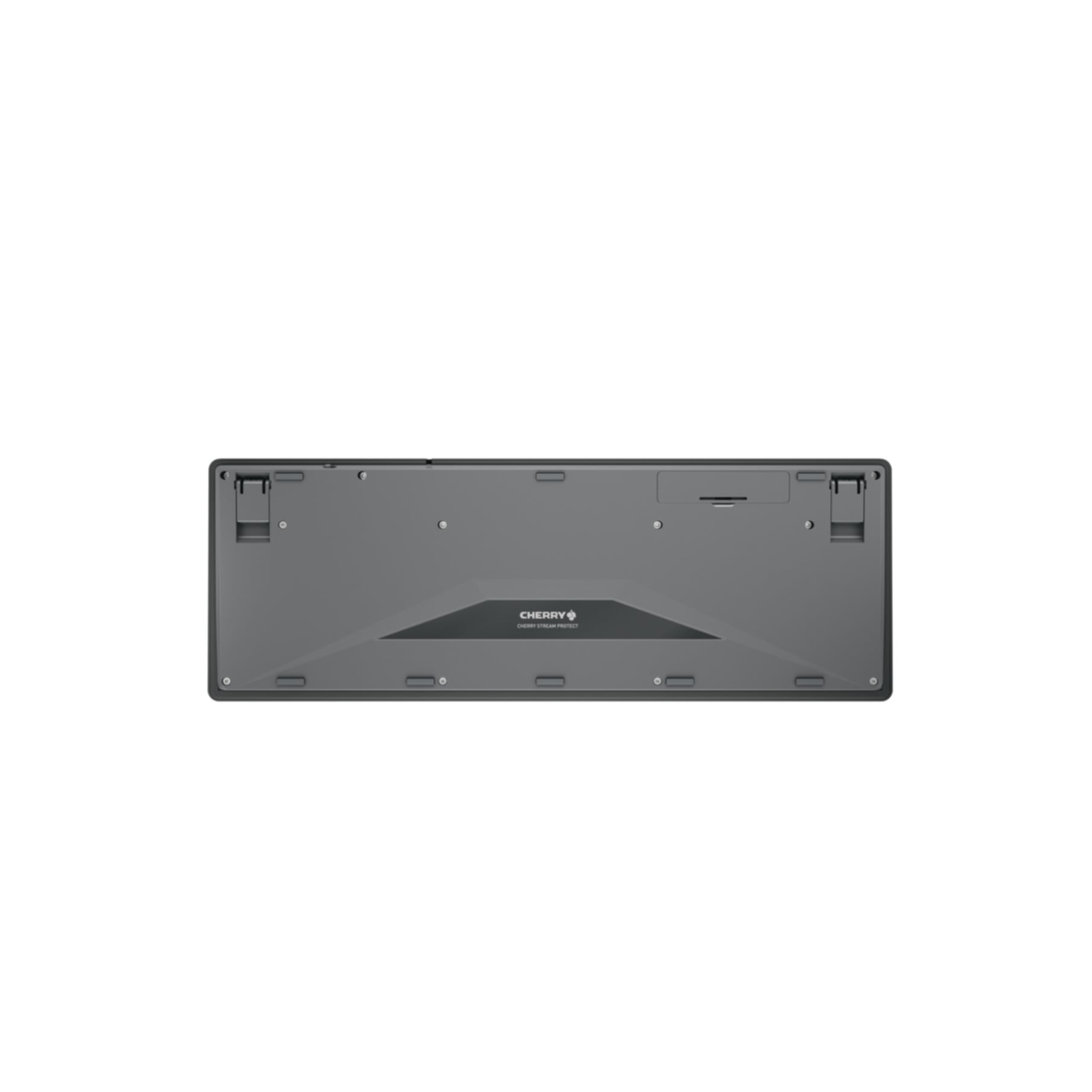 Cherry Wireless-Tastatur »Stream Protect Wireless«, (Multimedia-Tasten-Anpassbare Höhe-Antirutsch-Füße-Ziffernblock-Lautstärkeregler)