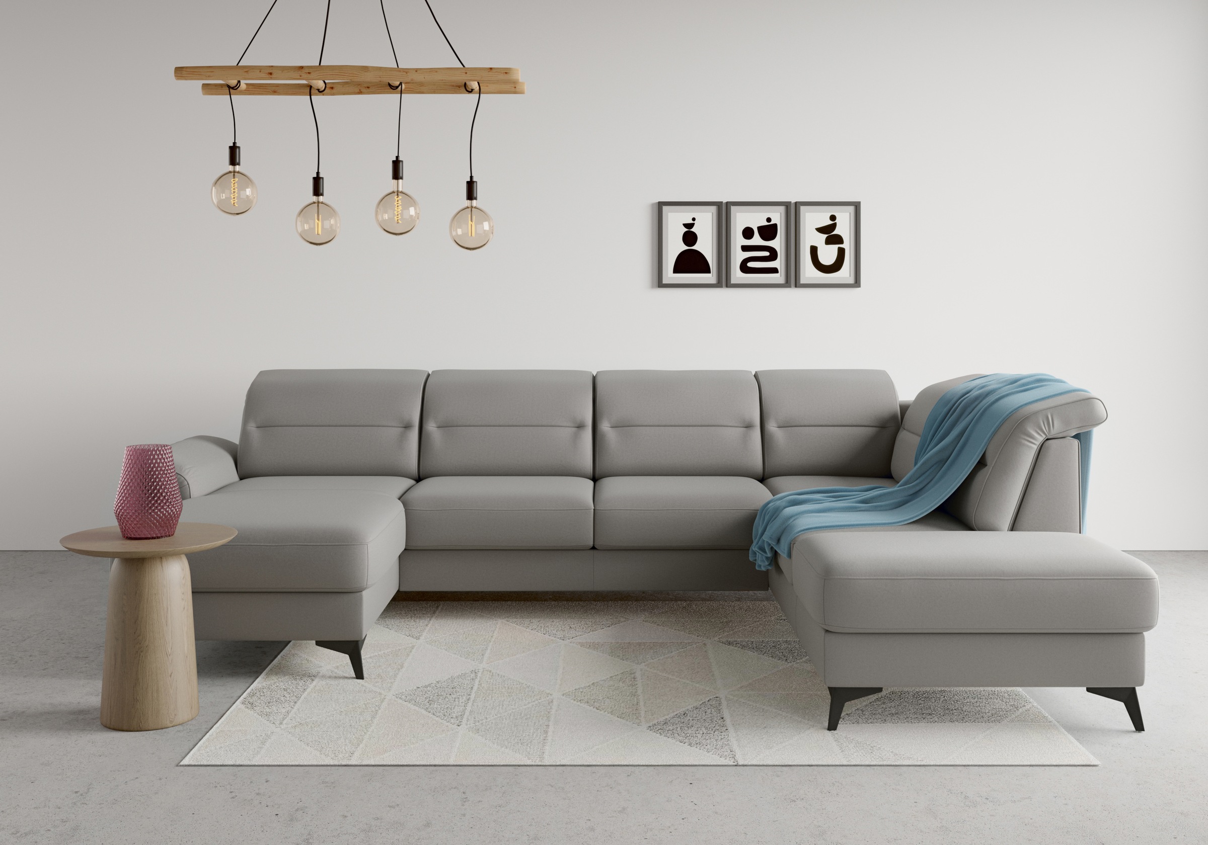 sit&more Wohnlandschaft »Sinatra U-Form«, optional mit Kopfteilverstellung günstig online kaufen