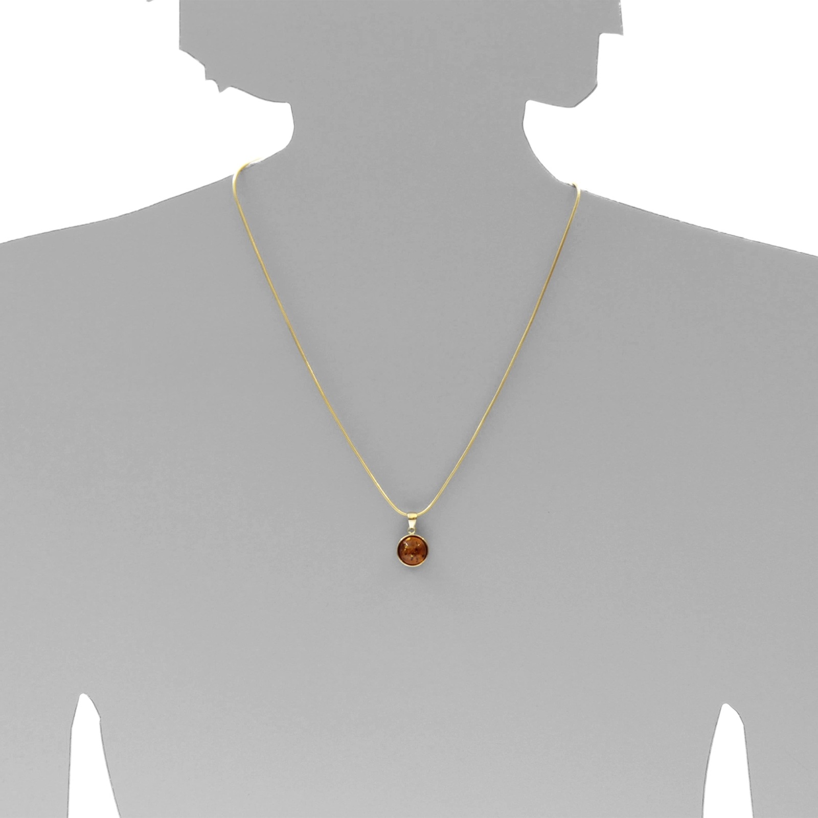 OSTSEE-SCHMUCK Kettenanhänger »Ostsee-Schmuck Anhänger Classic 12 mm Anhänger Classic 12 mm«, (1 tlg.)