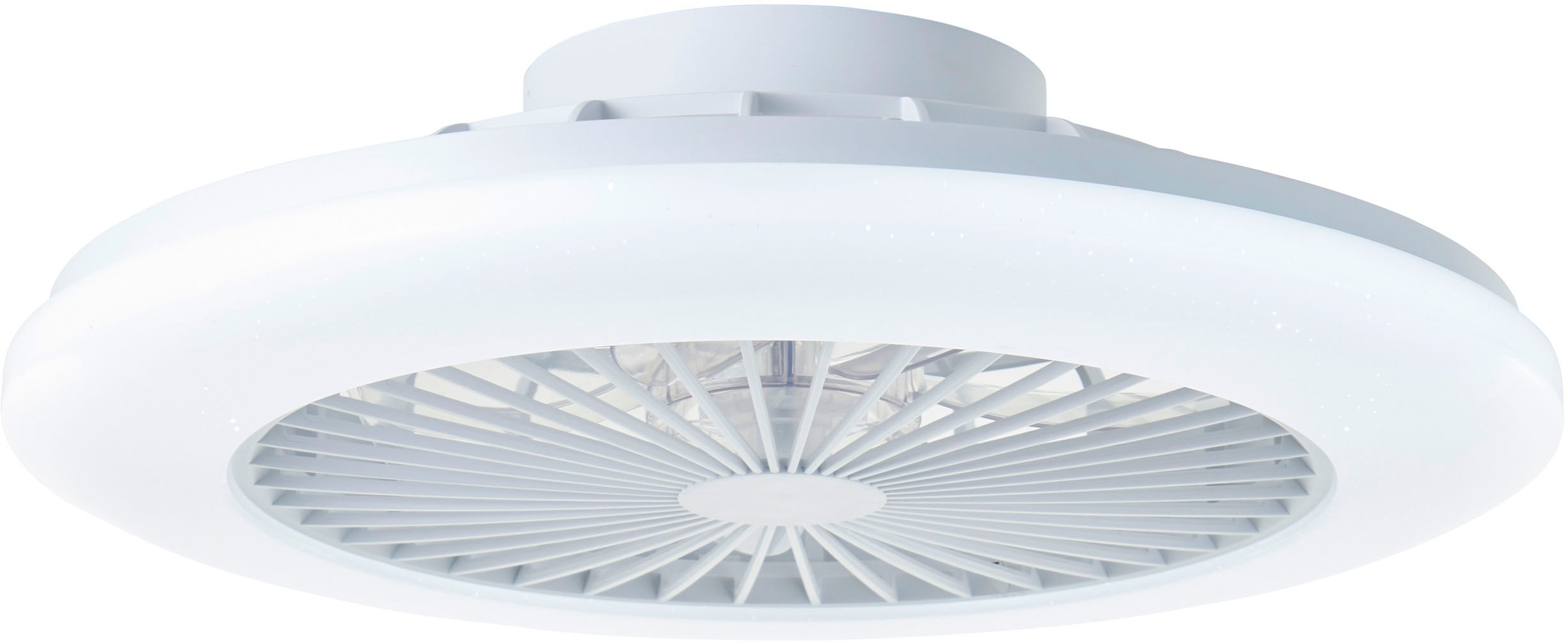 Brilliant LED Deckenleuchte »Salerno«, LED Leuchte, Ventilator, digitales RGB, 49 cm, 4700 lm, 3000-6500 K