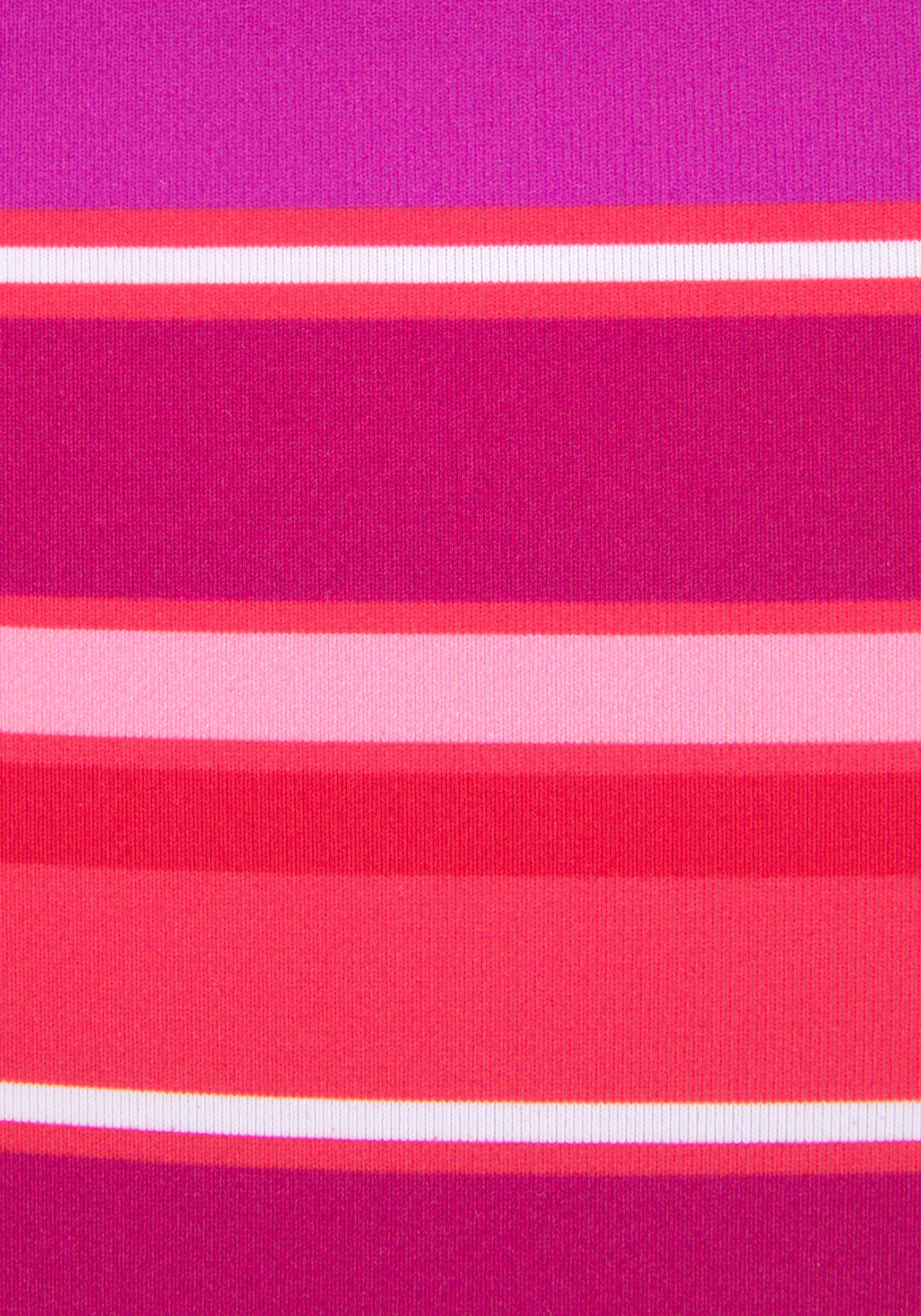 s.Oliver Bikini-Hose »Fun«, mit Umschlagbund und trendigem Streifen-Design