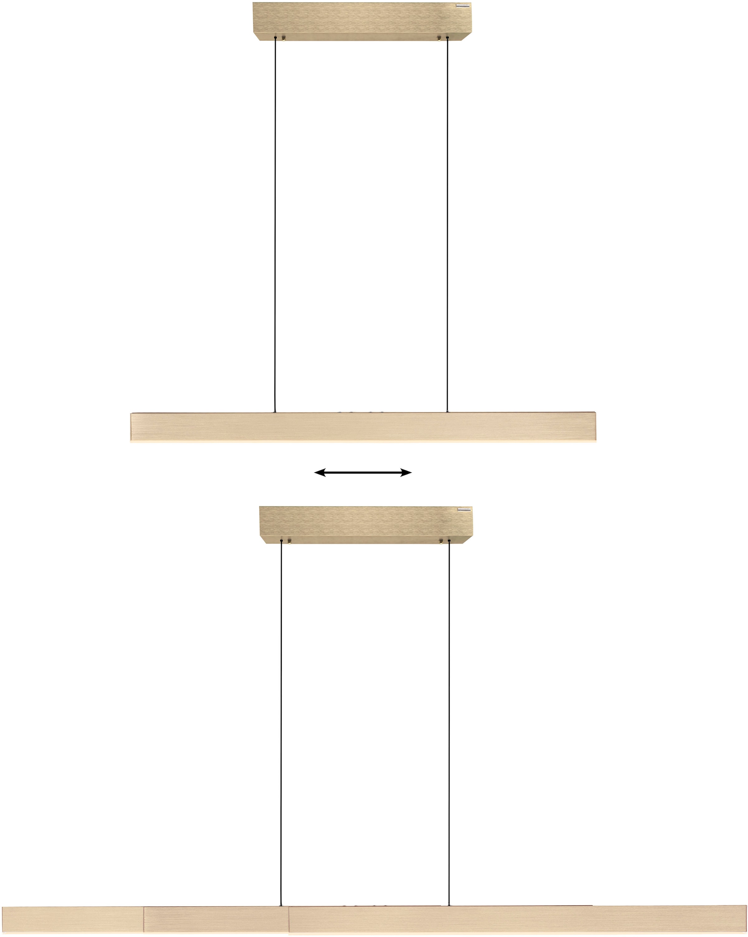 Neuhaus PURE LED Pendelleuchte »PURE Moto-Rise« LED-Board 1 Stk. warmweiß - kaltweiß e-LIFT® Funktion, e-SLIDE® Funktion, Fernbedienung