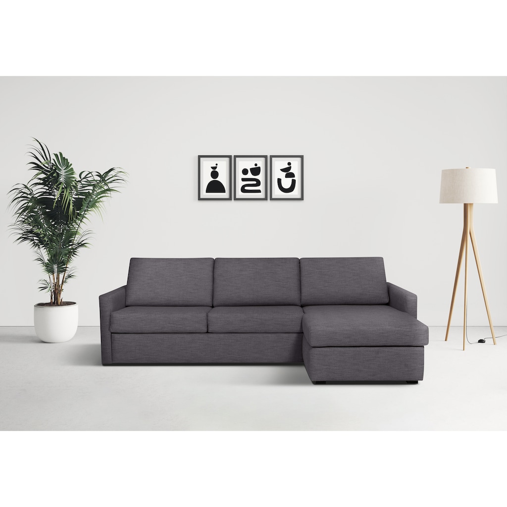 Places of Style Schlafsofa »GOLDPOINT Ecksofa 264 cm, Liegefläche (140/200cm), L-Form,«