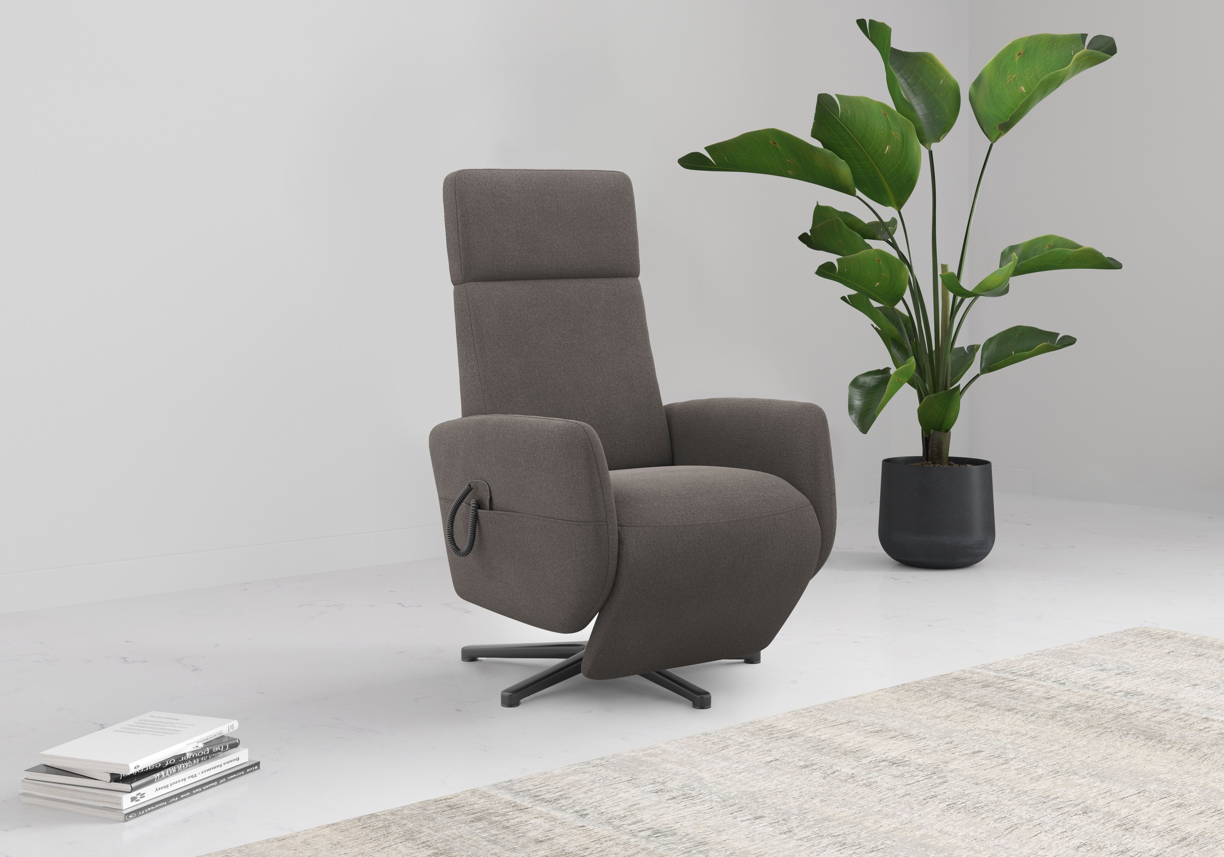 Home affaire TV-Sessel »Rochelle, inkl. Kopfteilverstellung & 360° Drehfunk günstig online kaufen