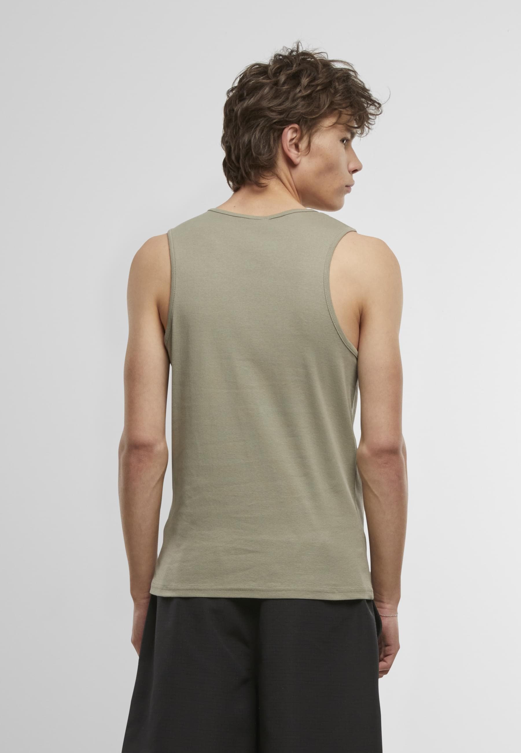 URBAN CLASSICS Tanktop »Urban Classics Ribbed Undershirt 2-Pack« 1 Stk.