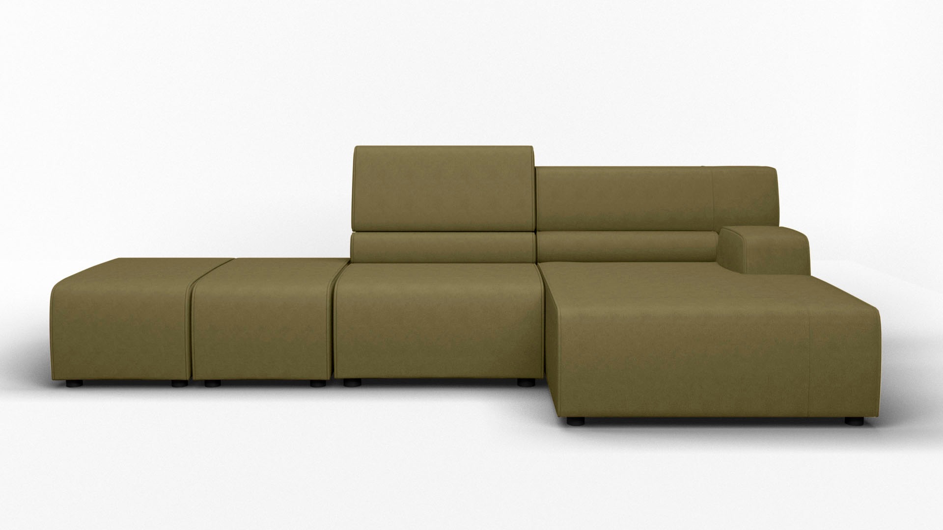 Egoitaliano Ecksofa »Babouche, Designsofa mit außergewöhnlichem Sitzkomfort günstig online kaufen