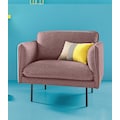 COUCH♥ Sessel »Levon«, in moderner Optik, mit Metallbeinen, COUCH Lieblingsstücke