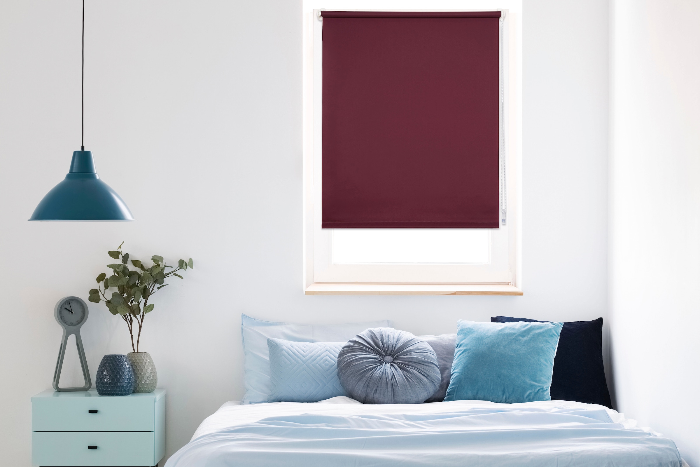 mydeco Seitenzugrollo »Win«, Lichtschutz, ohne Bohren, freihängend, bis Breite 120cm