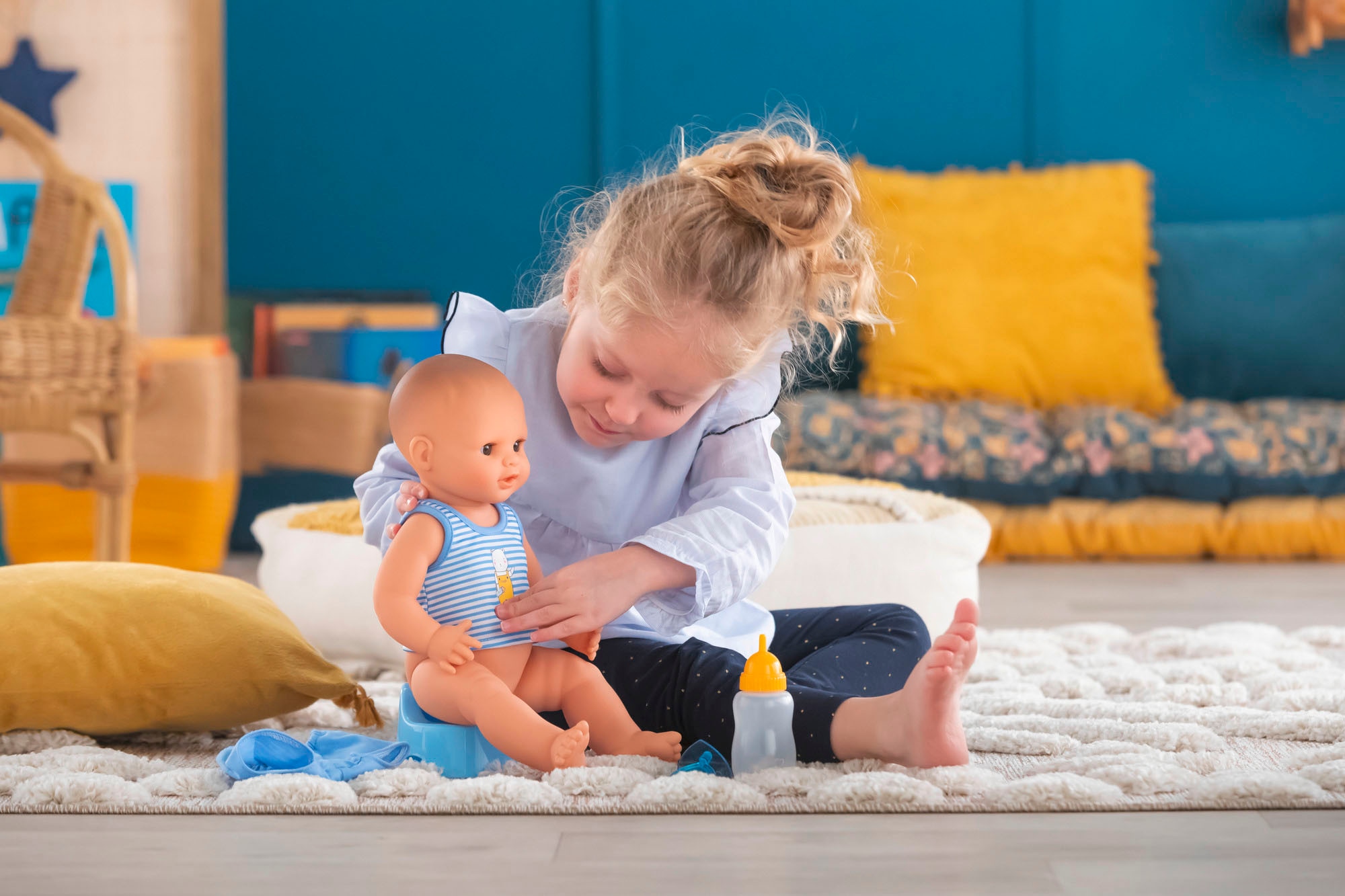 Corolle® Babypuppe »Mon Grand Poupon, Paul Trink+Näss Badebaby«, mit Vanilleduft