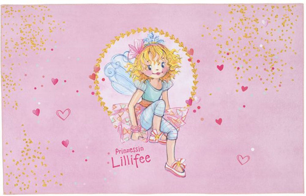 Prinzessin Lillifee Kinderteppich »Lillifee LI-130«, rechteckig, 6 mm Höhe, günstig online kaufen