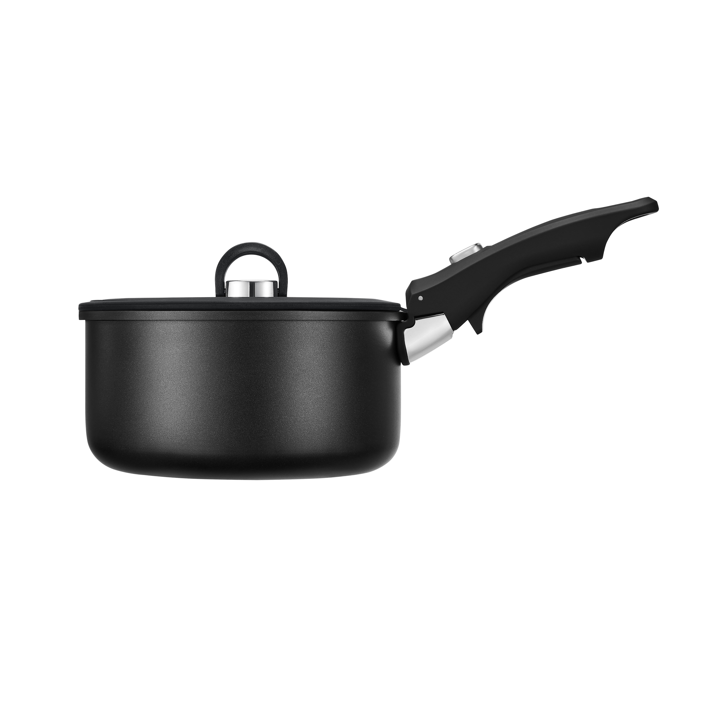 RESTO Kitchenware Topf-Set »SAVE & STOCK Multifunktionales Stapelbares Set im Geschenkkarton« Set, 1x Soßentopf, 2x Kochtopf, 2x Bratpfanne, 1x Griff, 2x Deckel, 8 tlg. Aluminium