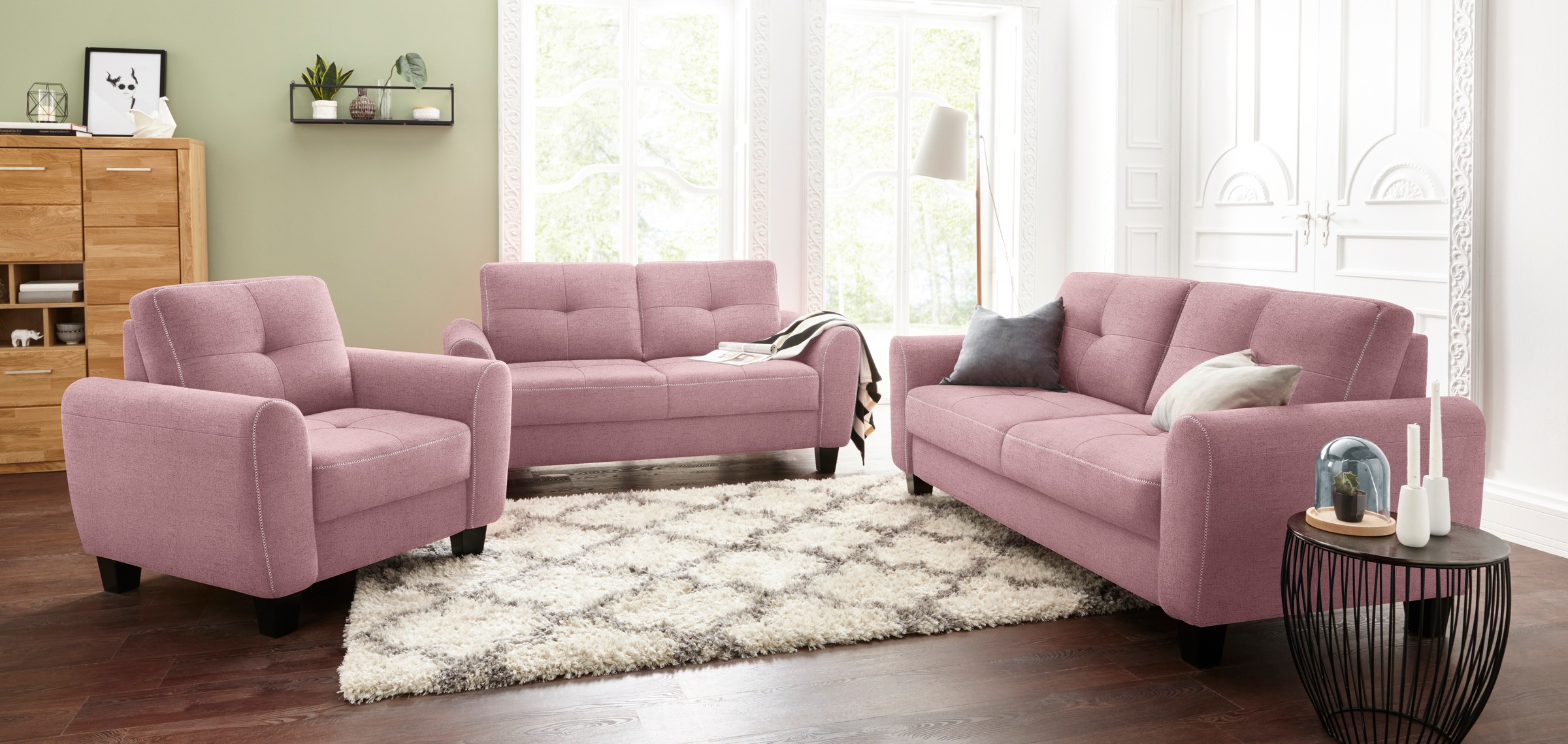 sit&more 2-Sitzer »Varese«, inklusive Federkern