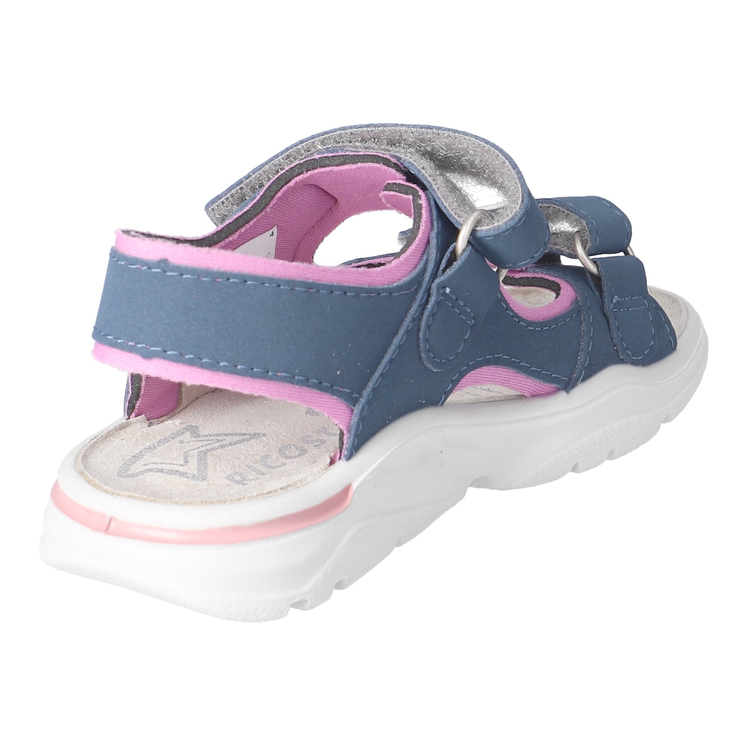 Ricosta Sandale »Carmi«  Klettschuh mit Glitzer, mit WMS, Größenschablone zum Download