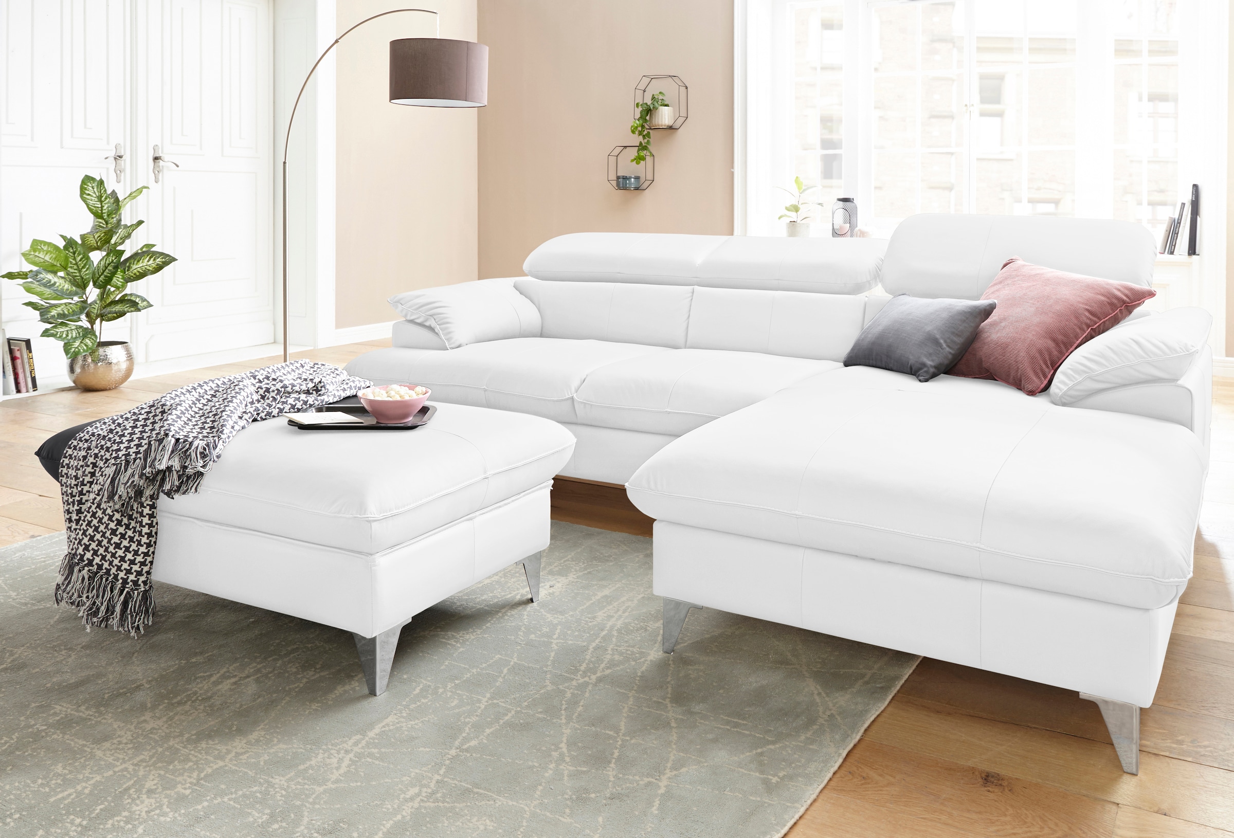 COTTA Polstergarnitur »Caluso L-Form«, (2 tlg.), Set bestehend aus: Ecksofa günstig online kaufen