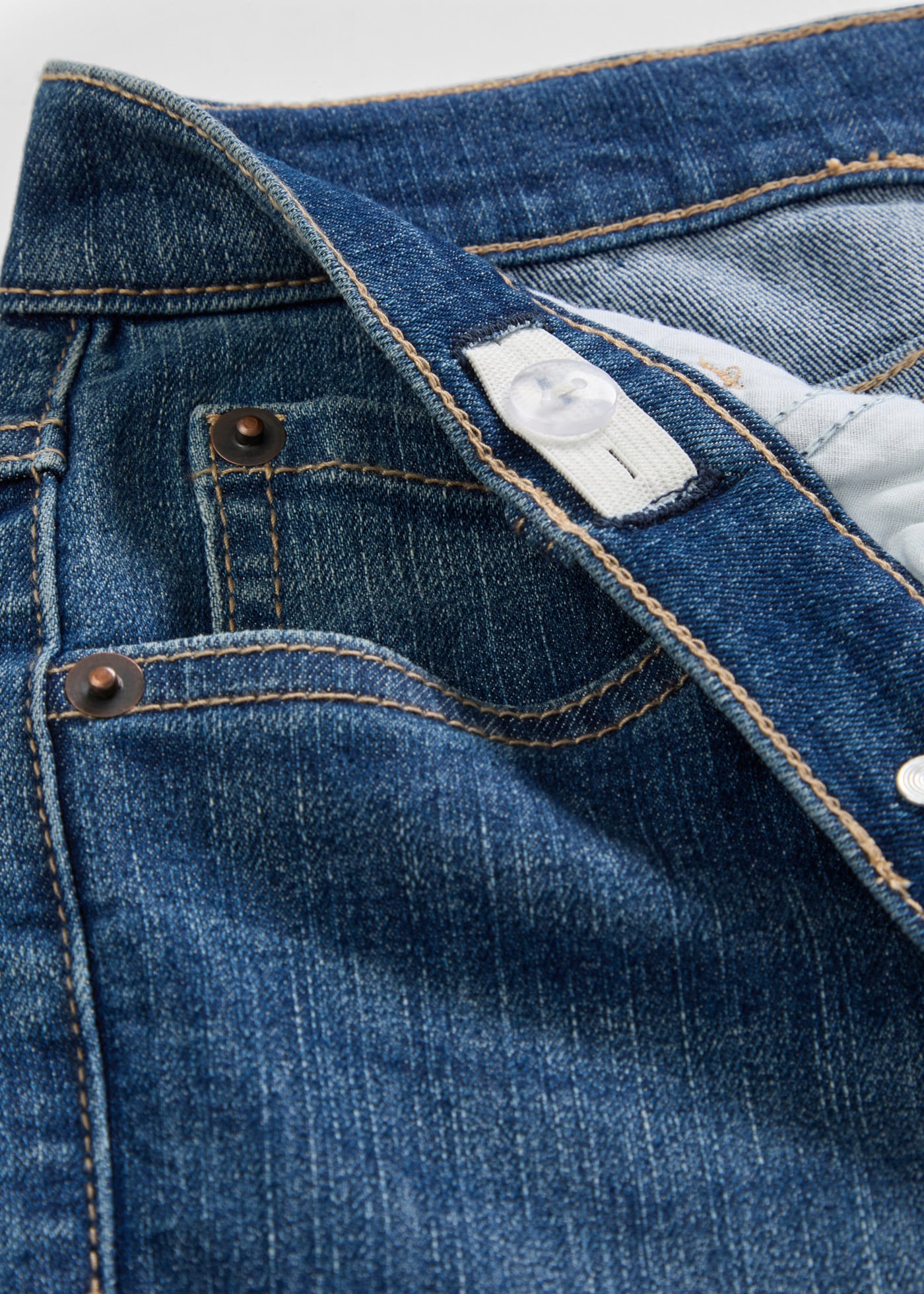bonprix Straight-Jeans für Mädchen, Regular Fit, mit mittelhohem Bund, gerader Schnitt