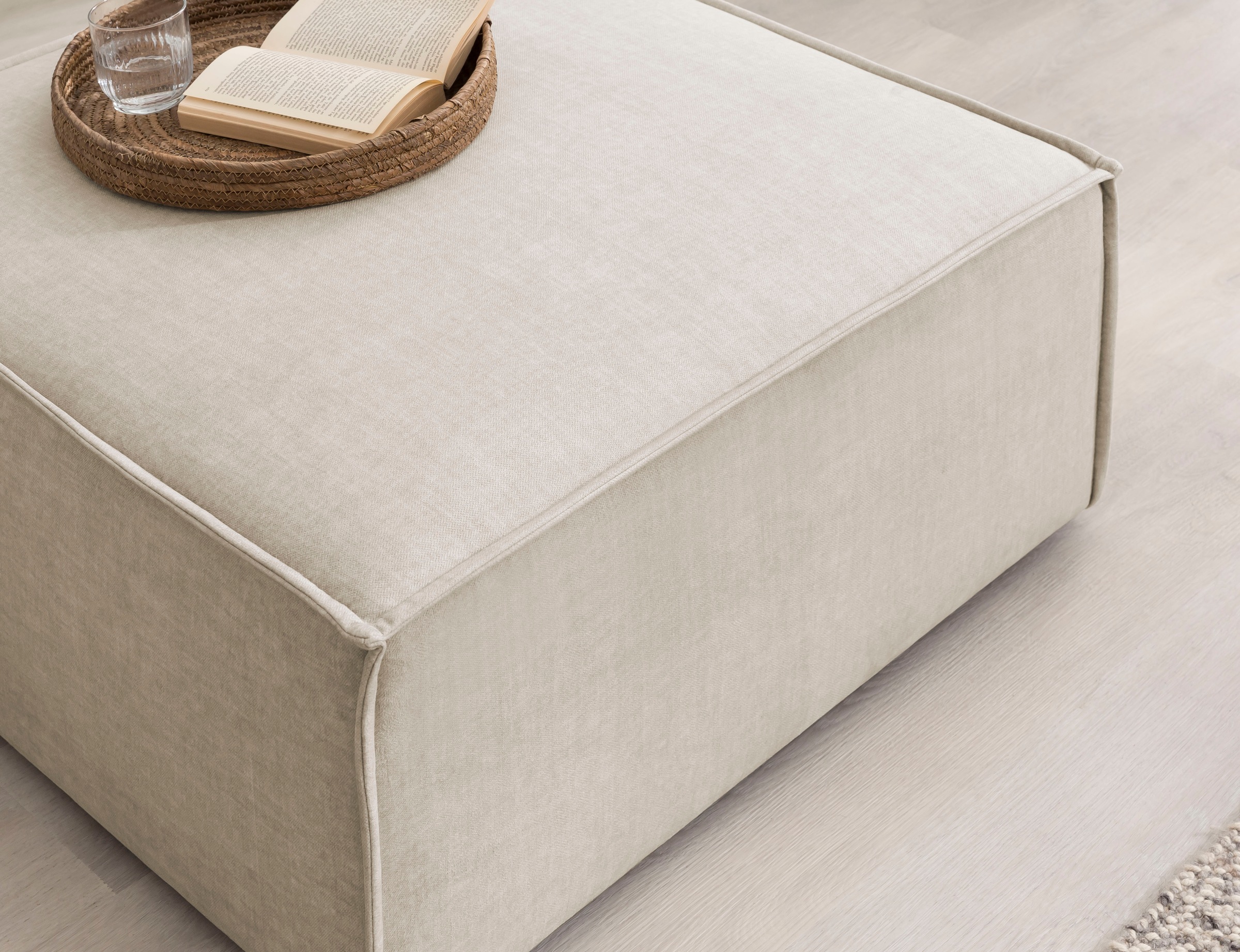 Home affaire Sessel »SHERWOOD«, Loveseat und Hocker im Set, passend zur Polster-Serie SHERWOOD