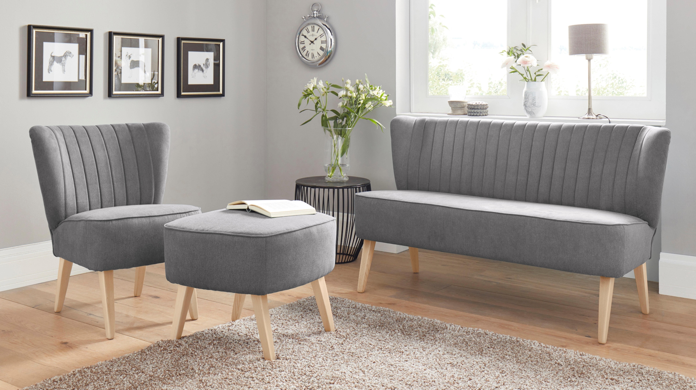 INOSIGN 2-Sitzer »Campi«, bequemes Küchensofa, frei im Raum stellbar