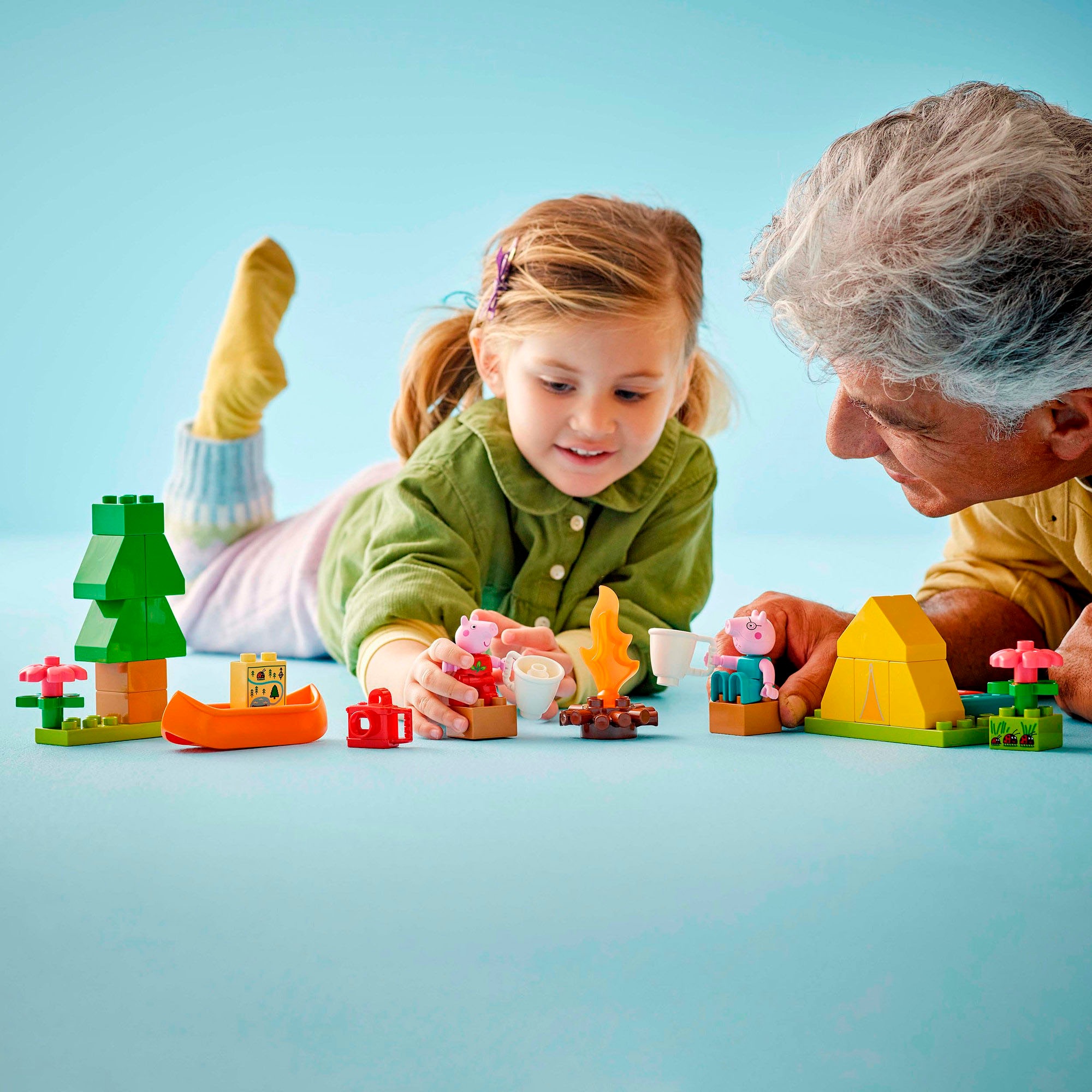 LEGO® Konstruktionsspielsteine »Campingausflug (10452), LEGO® DUPLO Peppa Pig«, (32 St.), Made in Europe