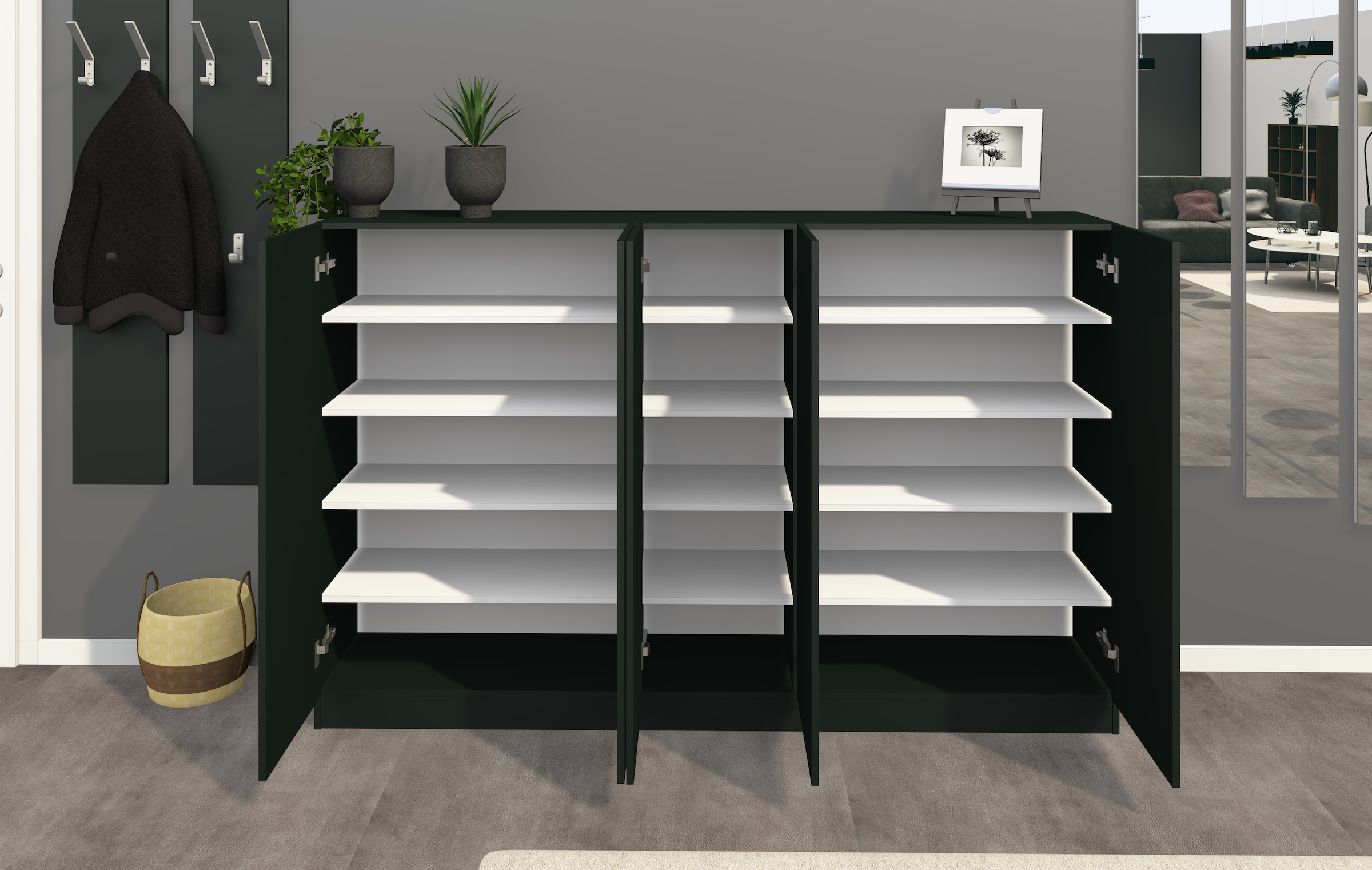 borchardt Möbel Schuhschrank