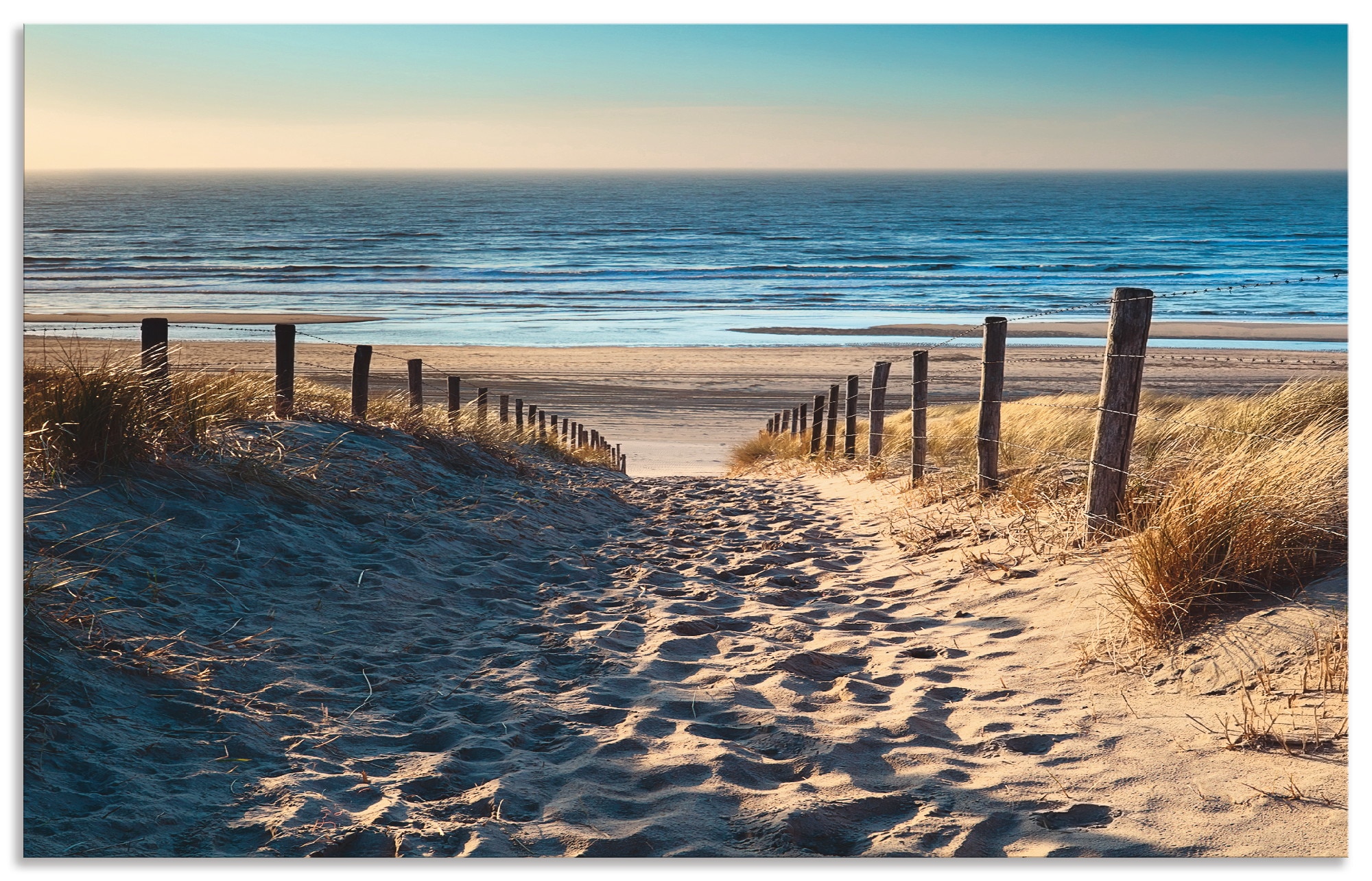 Artland Küchenrückwand »Weg zum Nordseestrand Sonnenuntergang«, (1 tlg.), A günstig online kaufen