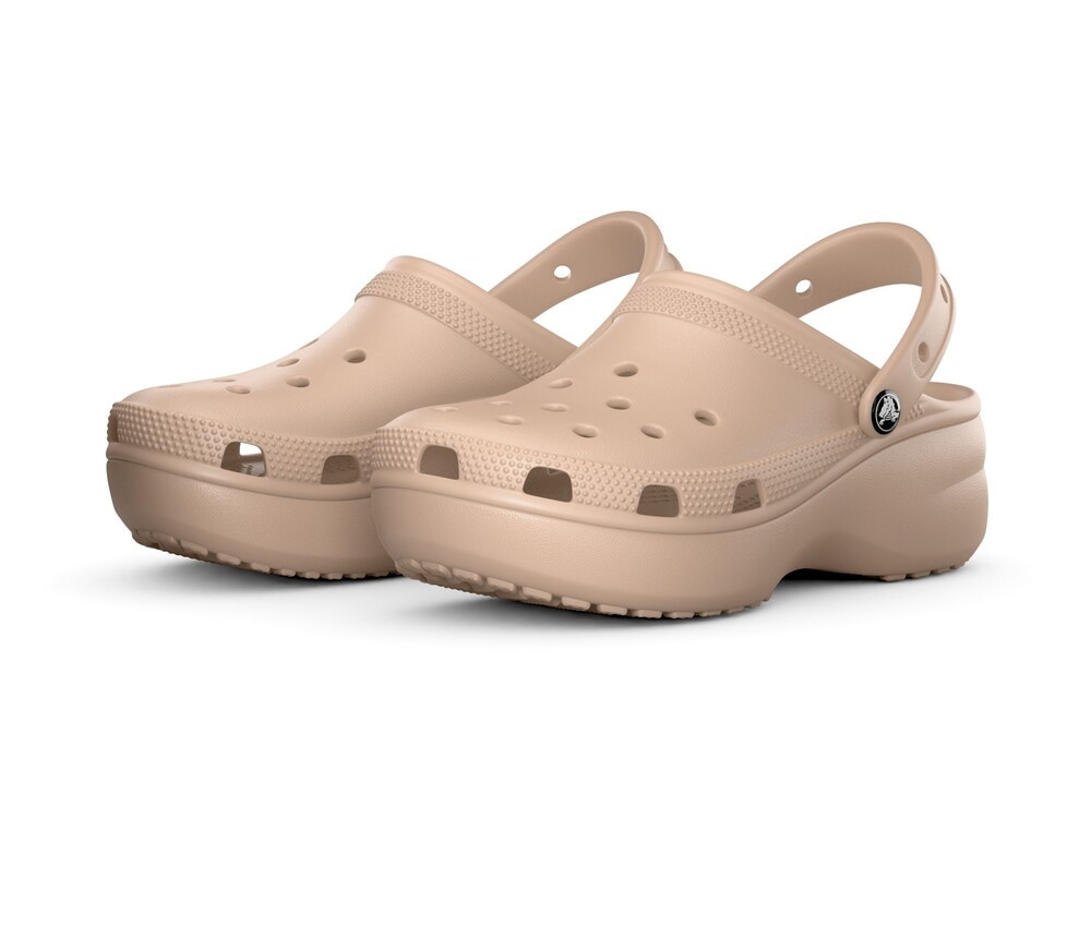 Crocs Clog »Classic Platform Clog W«  , Sommerschuh, Schlappen, Hausschuh, trendige Plateausohle