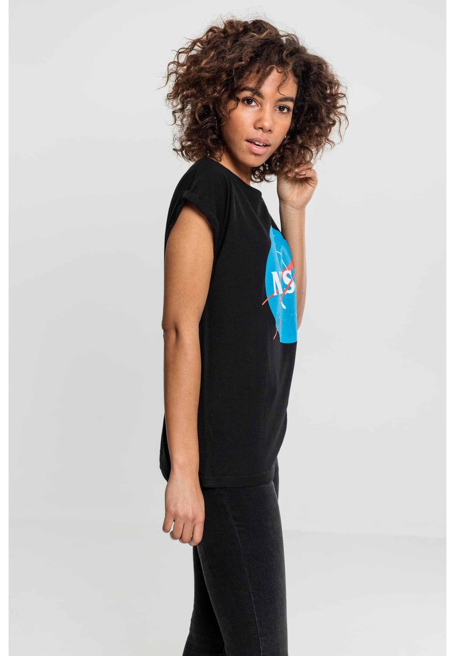 MisterTee T-Shirt »MisterTee Damen Ladies NASA Insignia Tee« 1 Stk.