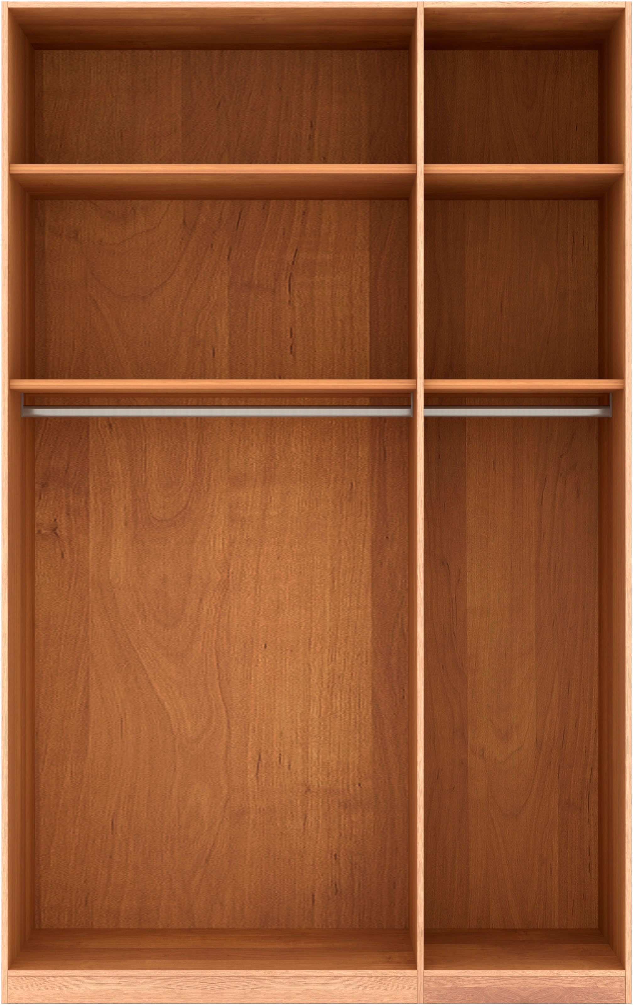 Musterring Drehtürenschrank »Sorrent, Kleiderschrank, Schrank, teilmassiv Eiche«, (mit Türdämpfern, in 5 Breiten & 2 Höhen, extra Böden, MADE IN GERMANY), Türen Eiche massiv oder als Parsol-Bronze-Spiegel, verschiedene Maße