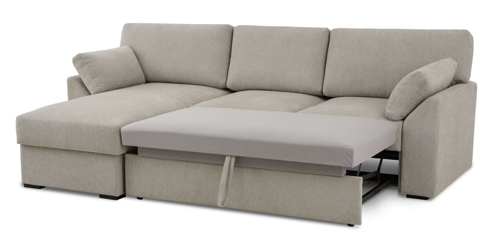 Home affaire Ecksofa »Citry«, Breite 246 cm, Chenille, Bettfunktion, Bettkasten, L-Form