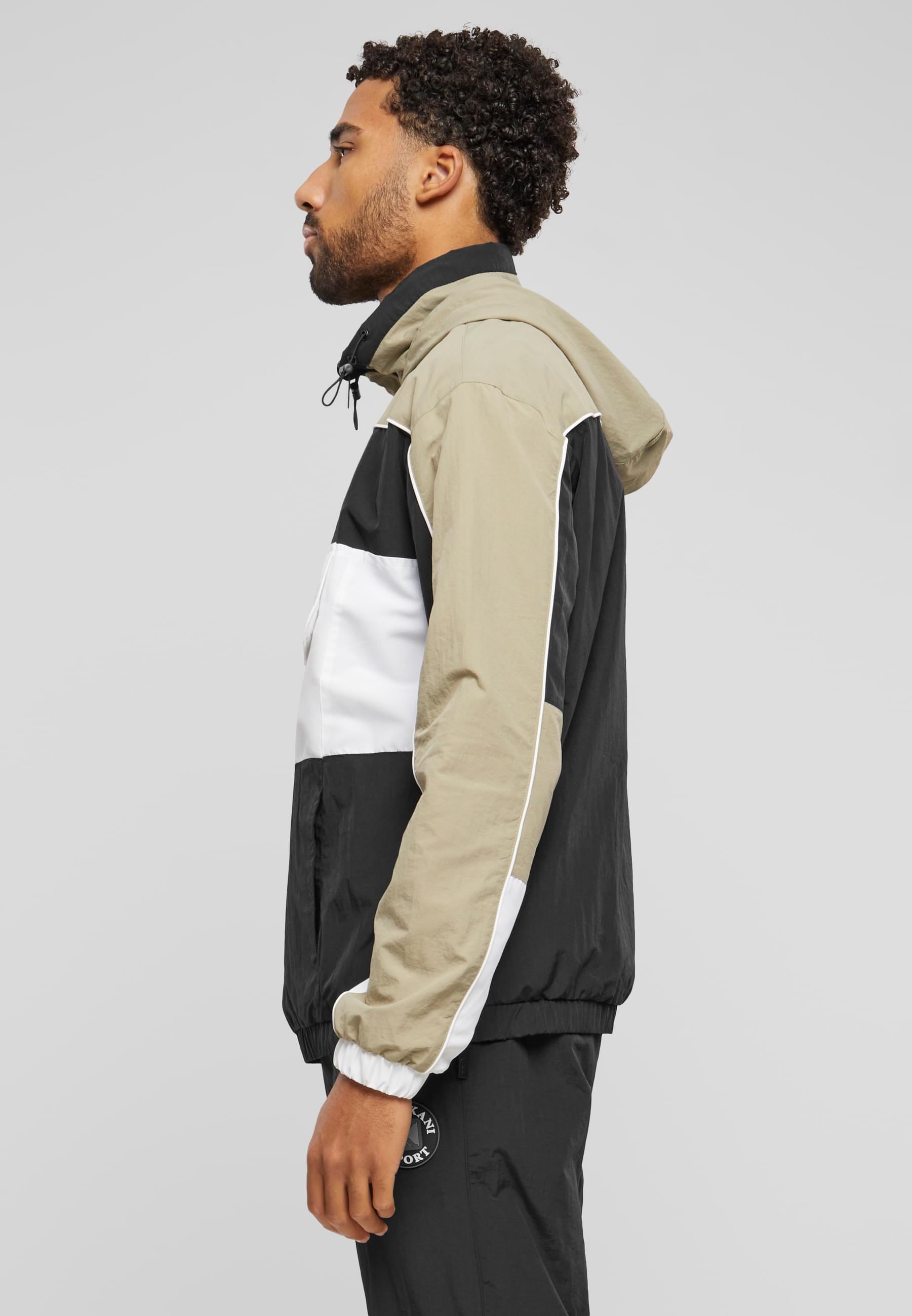 Karl Kani Windbreaker »Karl Kani Herren KU241-006-2 Karl Kani Woven Retro Windbreaker« 1 Stk. tlg. mit Kapuze