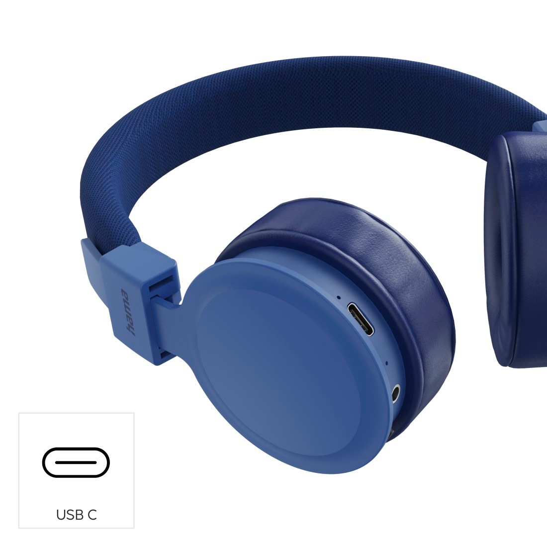 Hama On-Ear-Kopfhörer »Bluetooth Kopfhörer (kabellos, On-Ear, faltbar, mit Mikrofon)« Sprachsteuerung | integrierte Steuerung für Anrufe und Musik