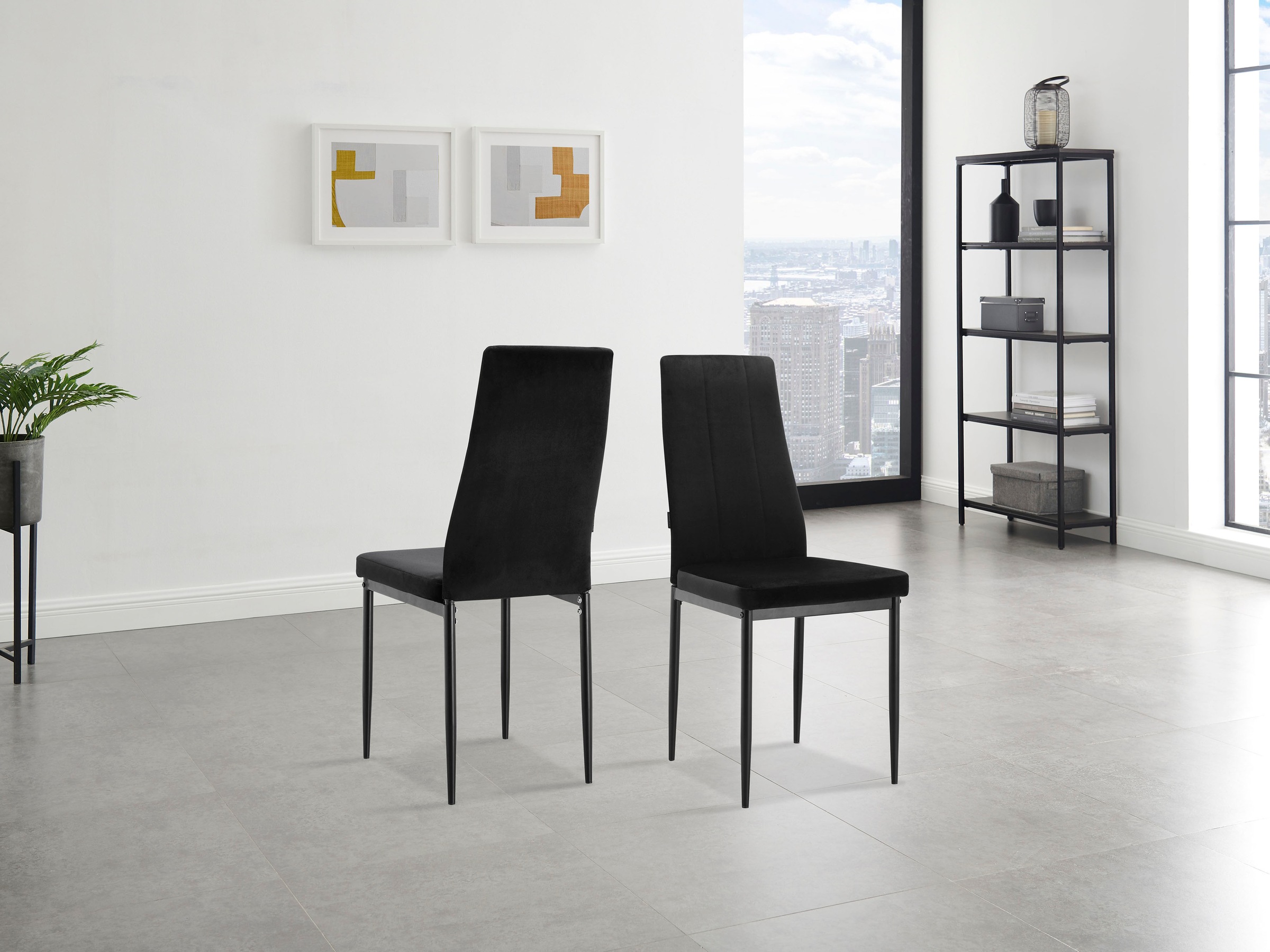 INOSIGN Esszimmerstuhl »Remus«, (Set), 1 St., Samtvelours, im 1er,2er und 4 günstig online kaufen