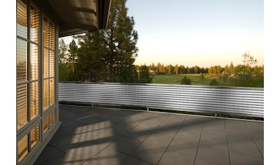 Floracord Balkonsichtschutz, BxH: 500x90 cm, grau/weiß kaufen