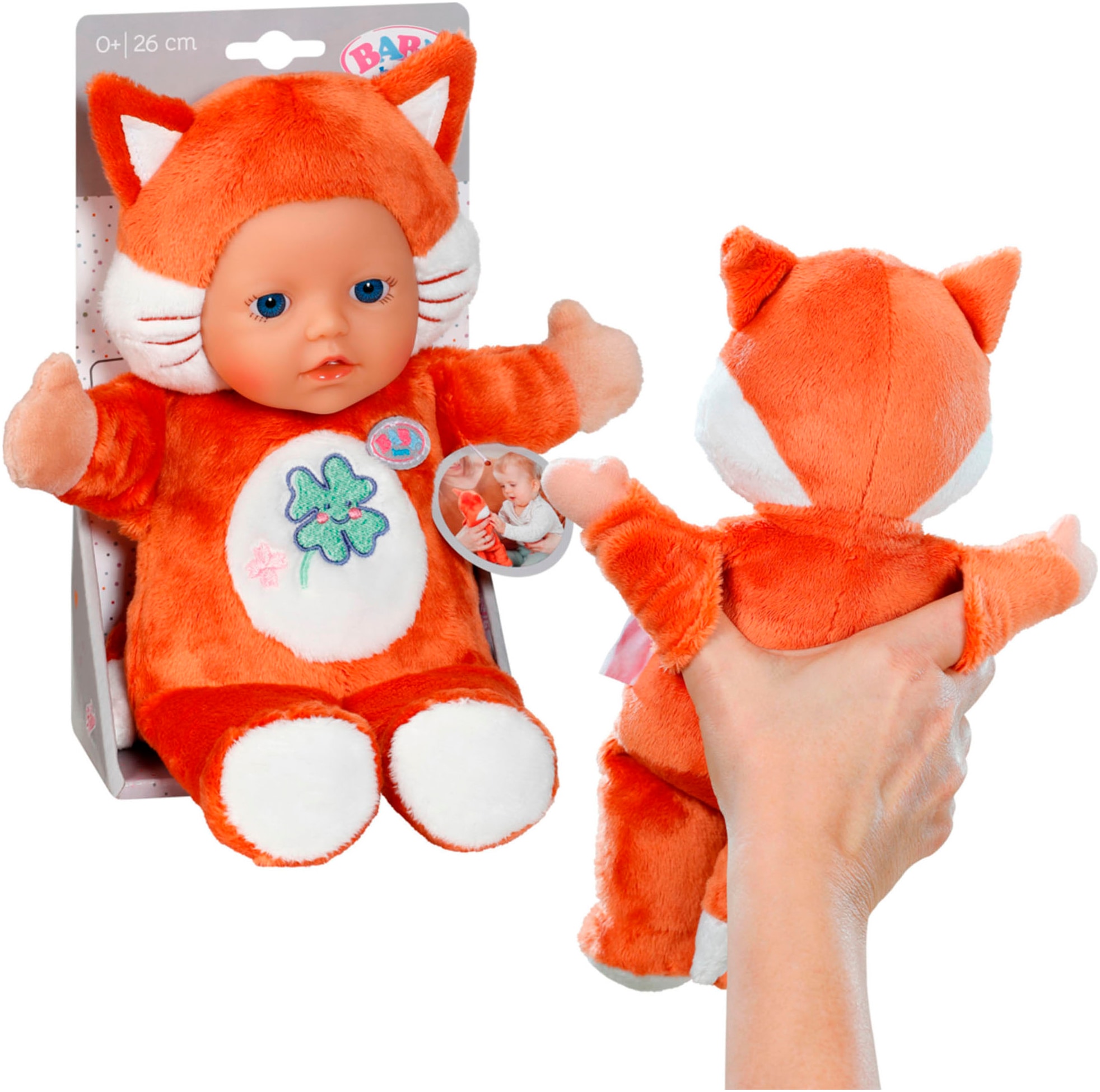 Babypuppe »for babies Fuchs, 26 cm«