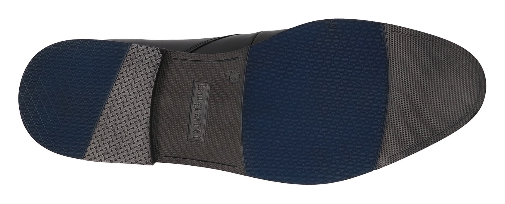bugatti Schnürschuh, Businesschuh, Abendschuh, Festtagsschuh mit seitlichem Logoemblem