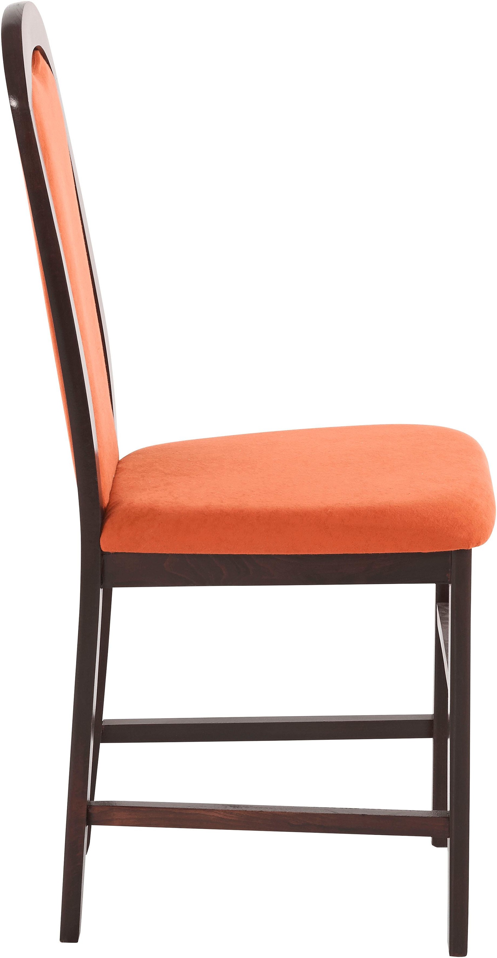 INOSIGN Esszimmerstuhl »Paris«, (Set), 2 St., Webstoff, mit schönem Webstoff Bezug und Holzgestell, Sitzhöhe 47,5 cm