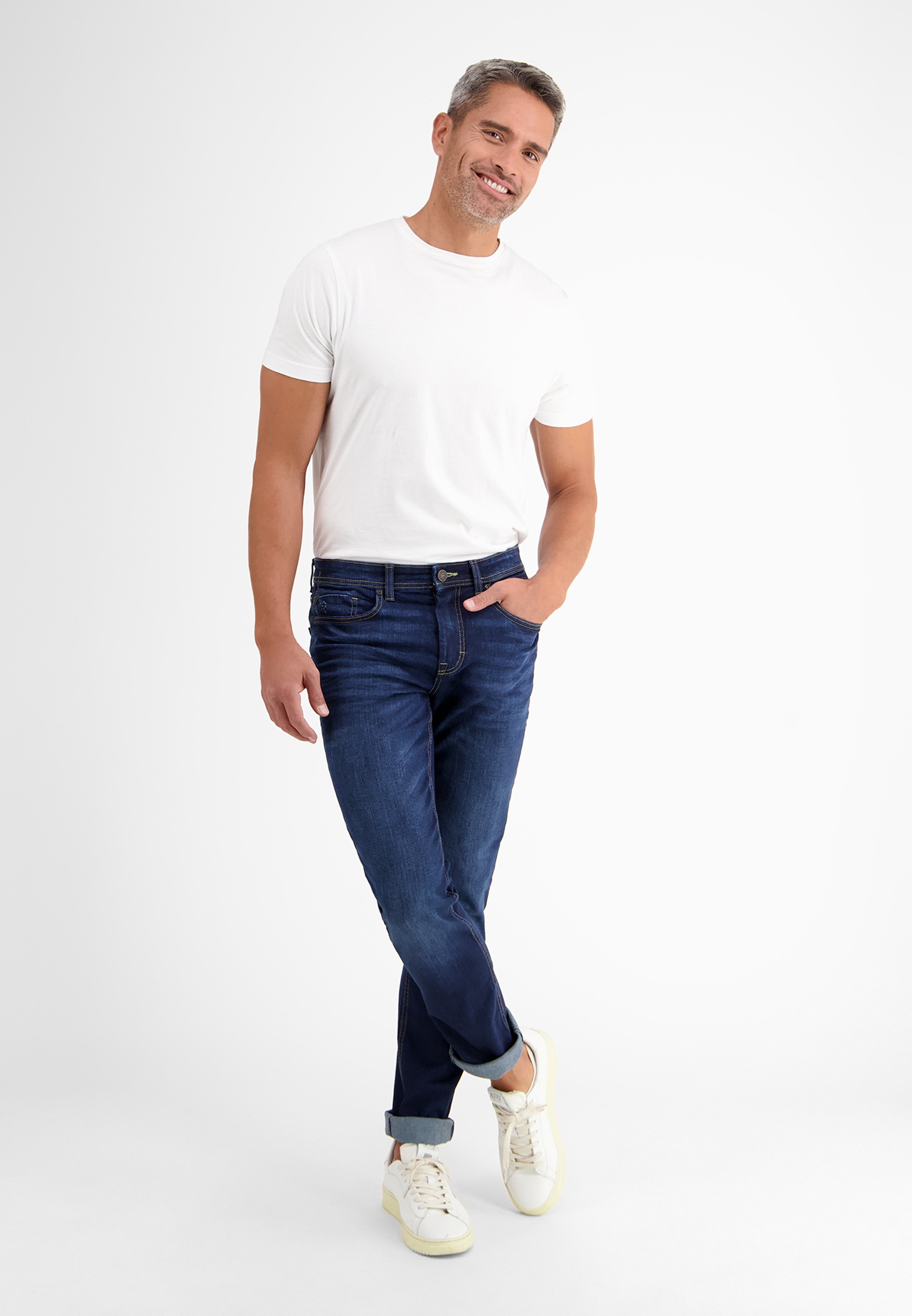 LERROS Relax-fit-Jeans »LERROS BAXTER 5-Pocket-Denim im Used-Look, RELAXED FIT«