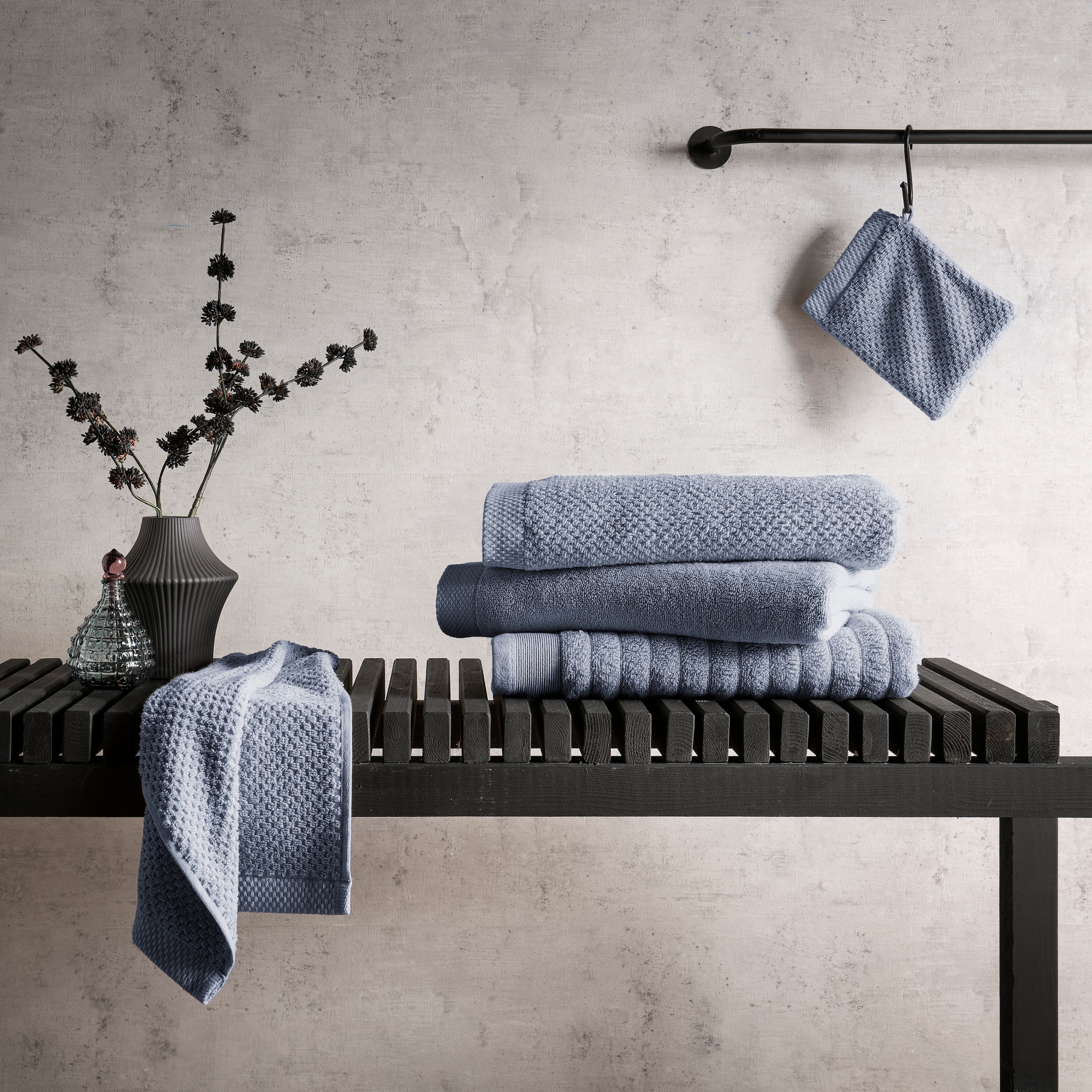 Heckett & Lane Gaestehandtuecher »Heckettlane Gästentuch Premium« Gästentücherset aus hochwertige Baumwolle, 650gr/m²