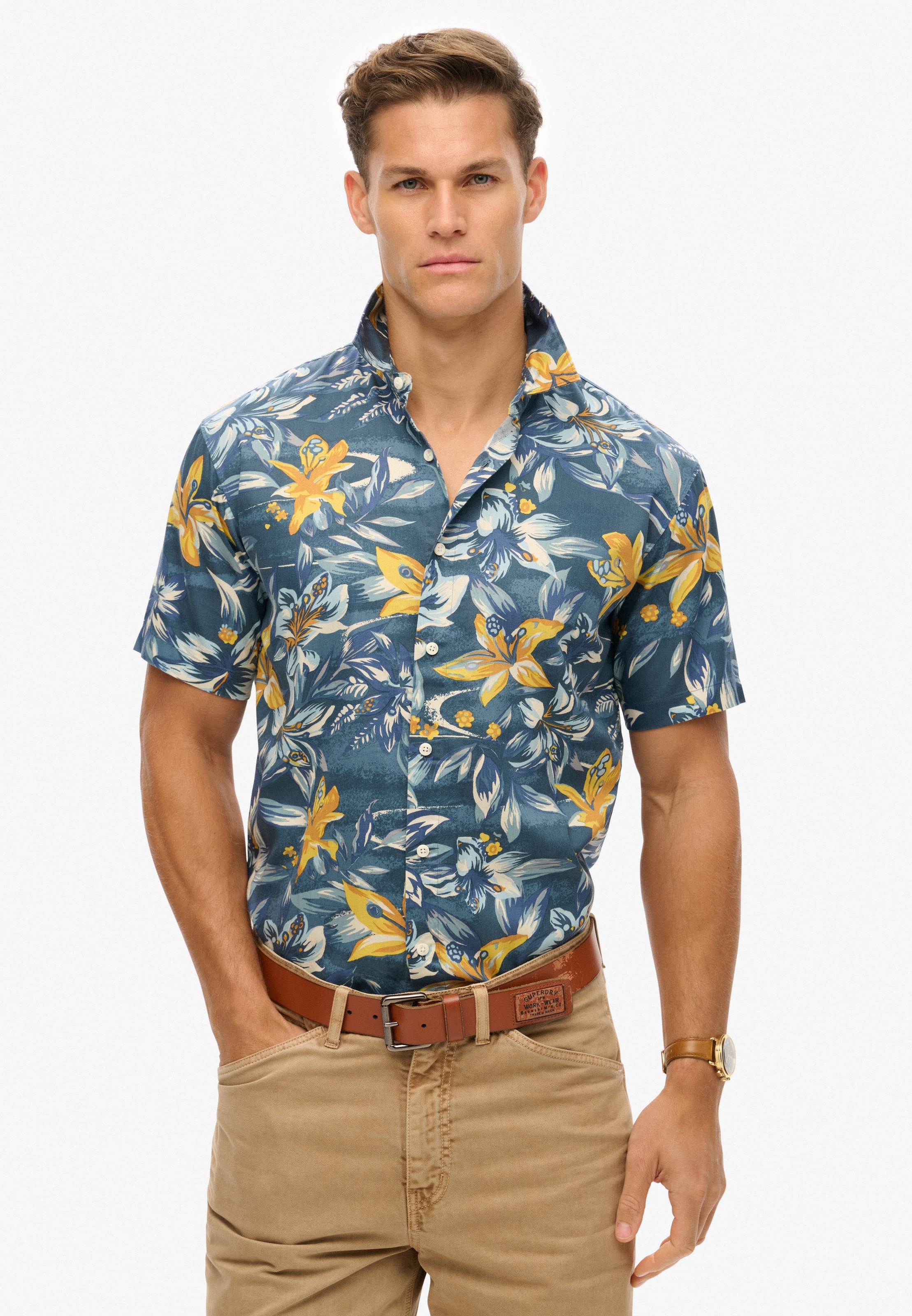 Superdry Kurzarmhemd »HAWAIIAN PRINT SHIRT«