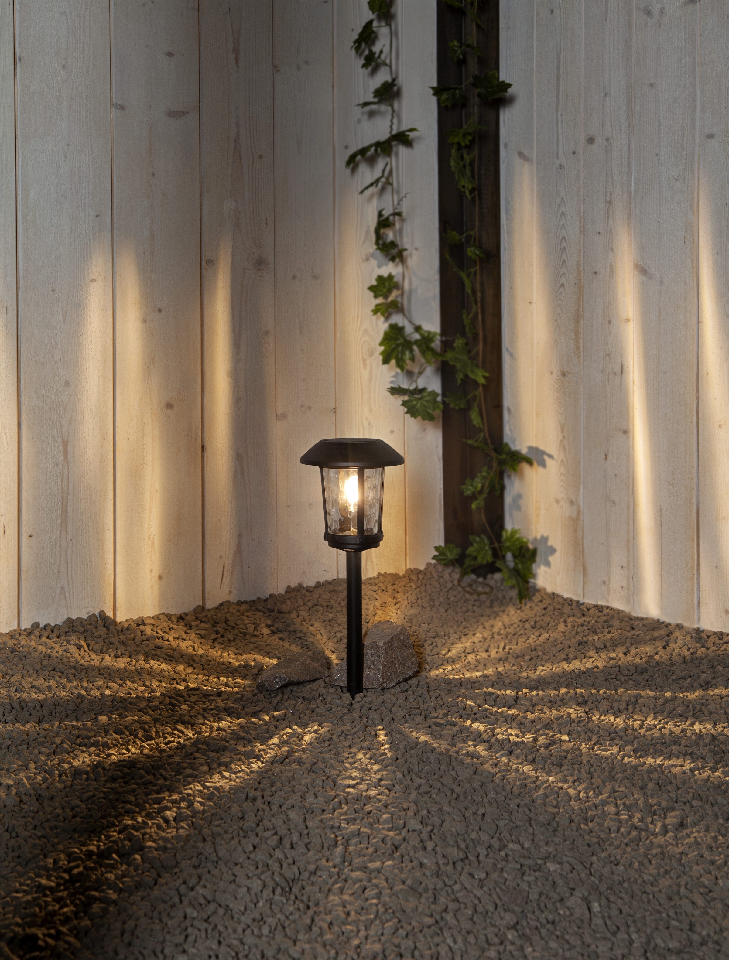 Parforce Traditional Hunting LED Solarleuchte »Solar-Wegleuchte Florian« LED-Board 1 Stk. Warmweiß Aluminium- und Glasausführung, Dämmerungssensor