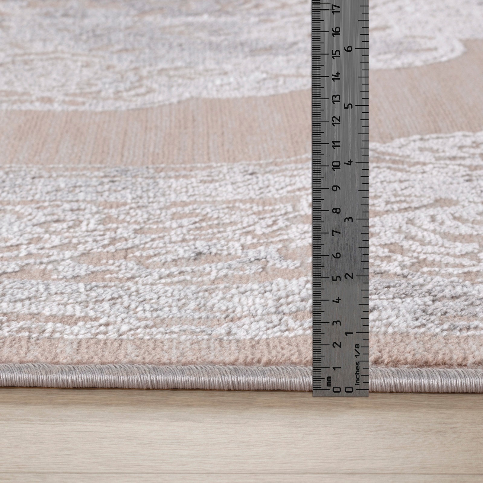 Livabliss Teppich »CARMEL« rechteckig 9 mm Höhe Orient-Optik, Vintage Design, Boho Stil, Kurzflor, Wohnzimmer