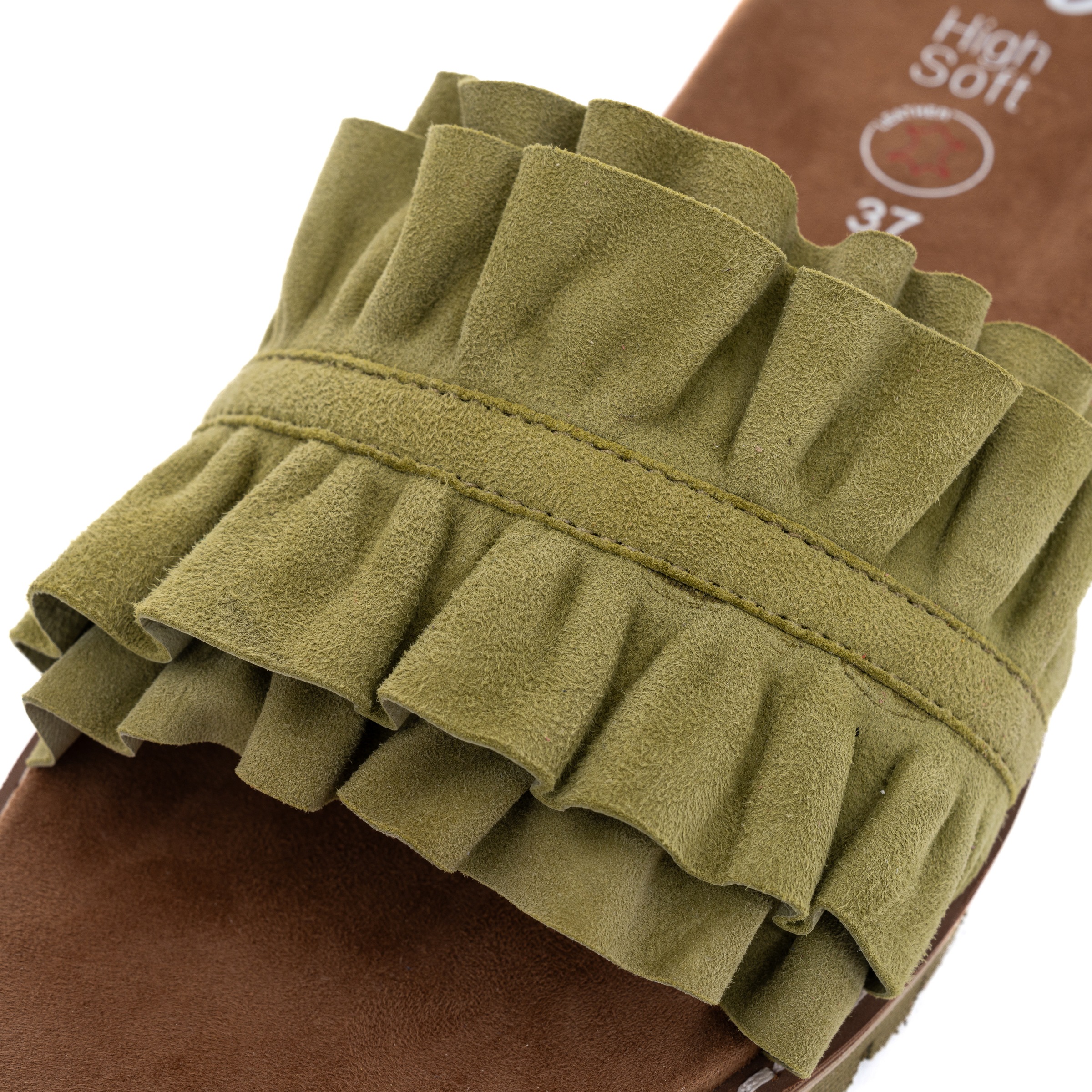 Ara Pantolette »KENT«  , Slides, Flats, Sandale mit geraffter Bandage