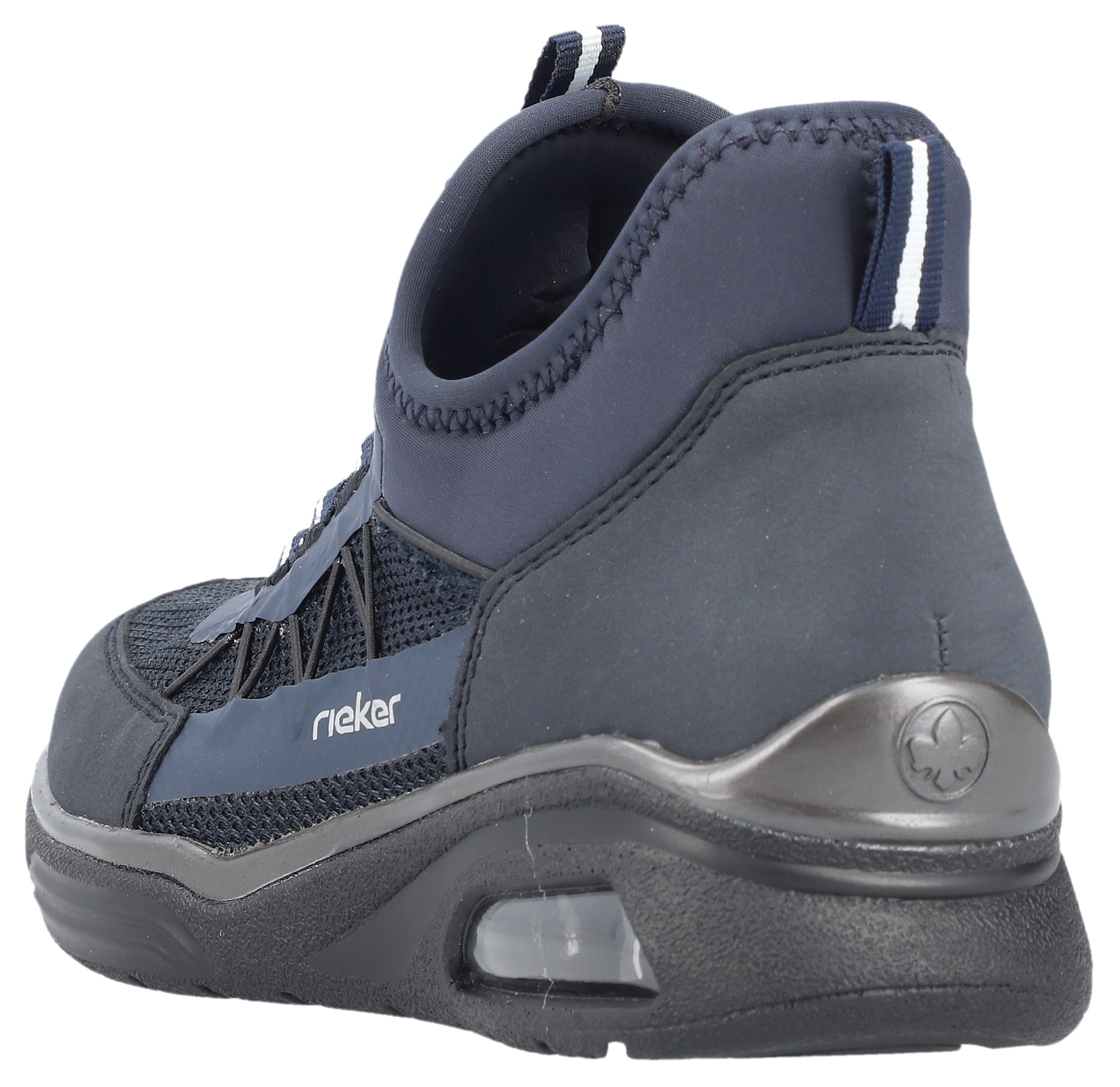 Rieker Slip-On Sneaker, Schlupfboots, High Top Sneaker, Outdoorschuh mit Schnellverschluss