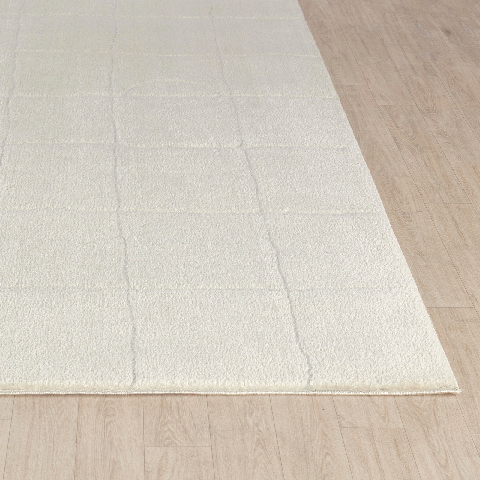 Livabliss Teppich »INCHON« rechteckig 14 mm Höhe Skandi Design, Modern Boho Kurzflor Wohnzimmerteppich, Schlafzimmer