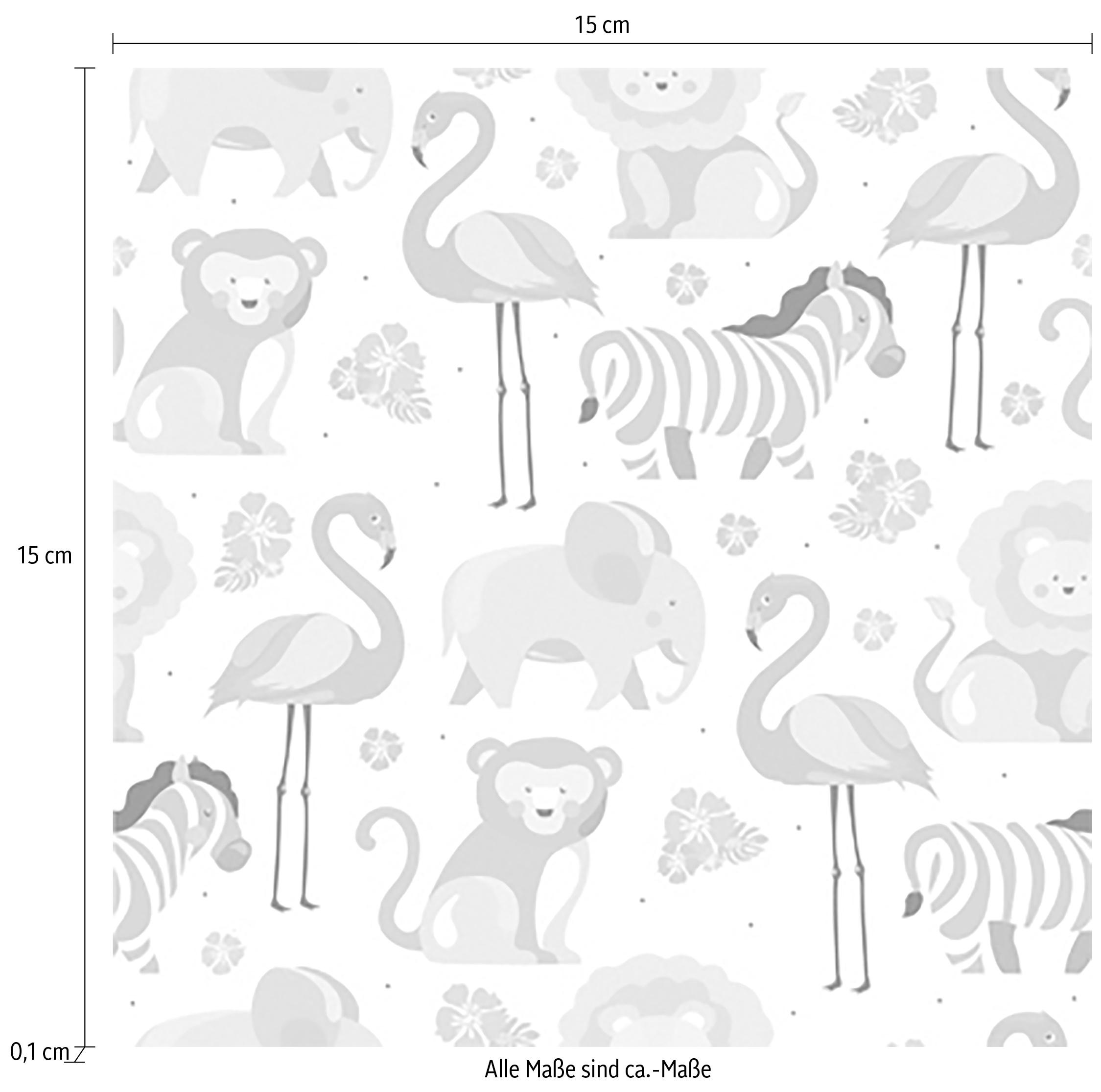 queence Fliesenaufkleber »Tiere«, Stickerfliesen, selbstklebend, Sticker, 12er Set